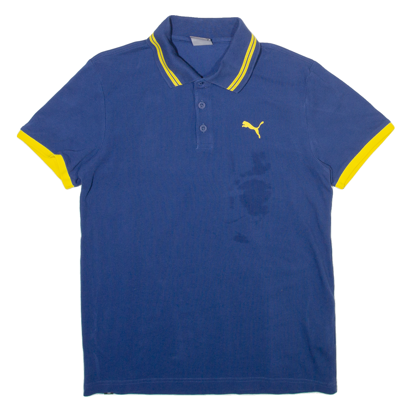 PUMA Mens Polo Shirt Blue M Refurbished - N/A refurbished available on Cerqular