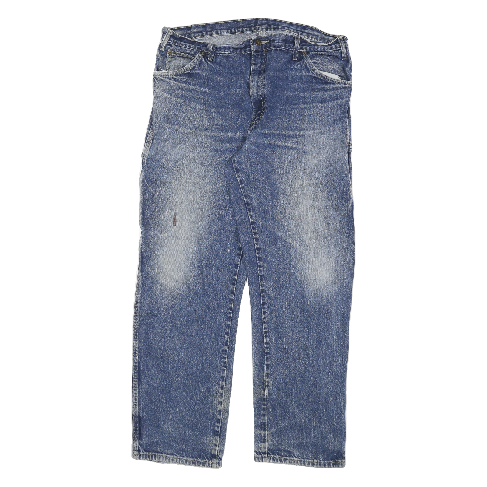 DICKIES Mens Relaxed Blue Denim Jeans W36 L31 Workwear Distressed Practical Refurbished - N/A refurbished available on Cerqular