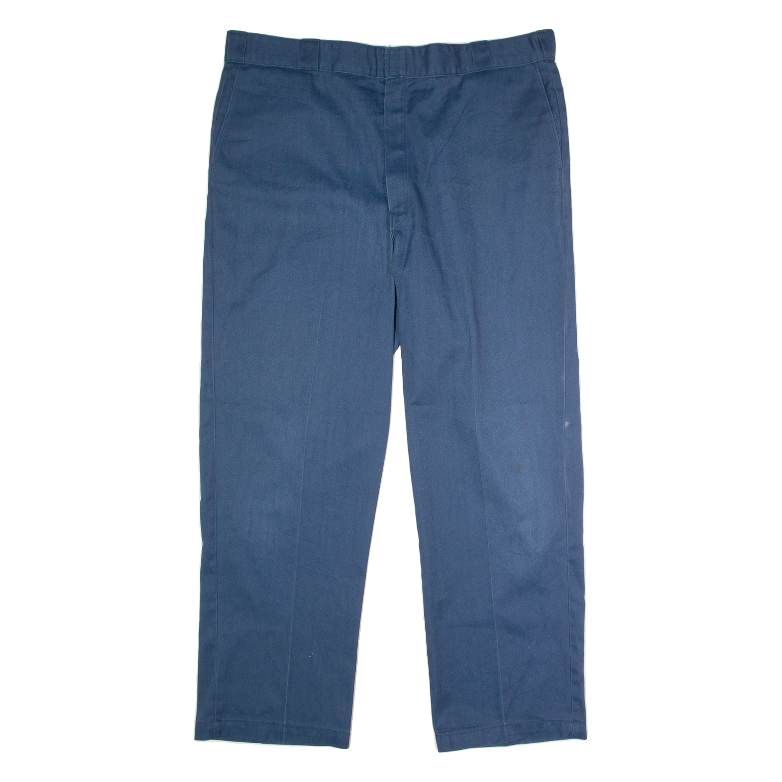 DICKIES Workwear Mens Twill Trousers Blue Regular Straight W42 L32 Refurbished - N/A refurbished available on Cerqular