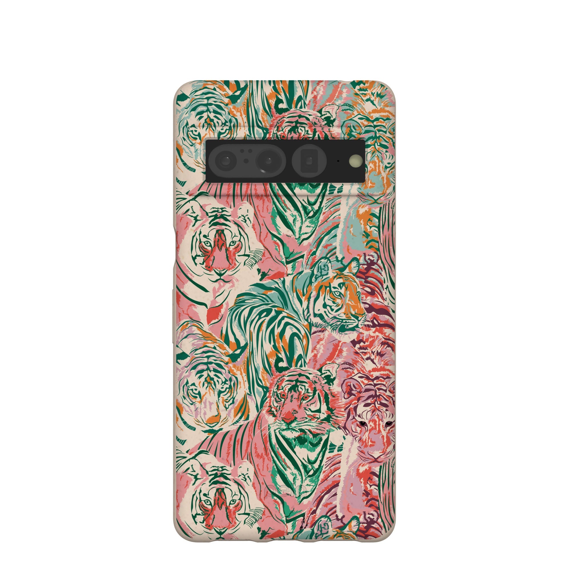 Seashell Hidden Tigers Google Pixel 7 Pro Case Refurbished - Pela Case refurbished available on Cerqular