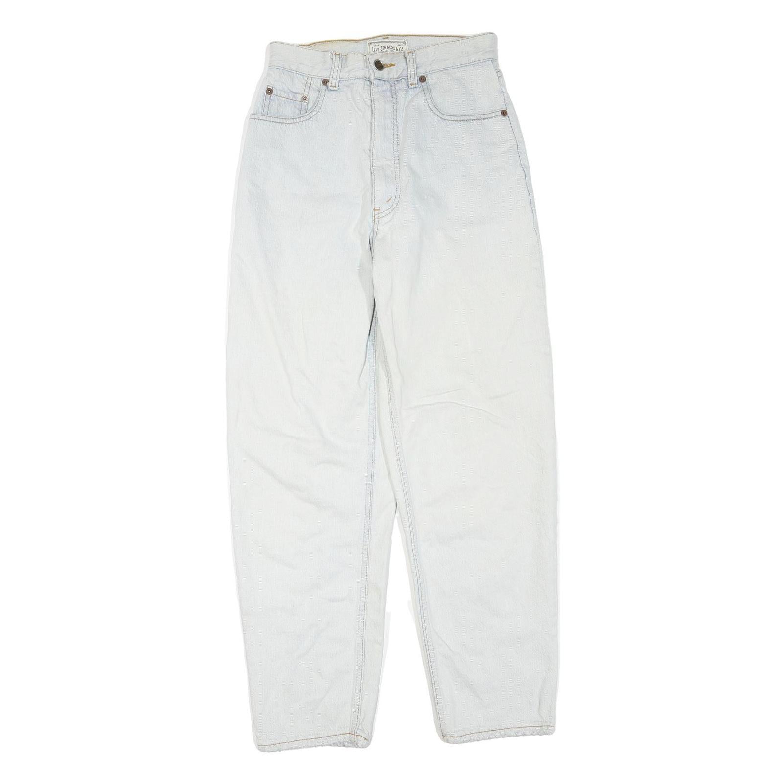 LEVI'S Womens Jeans Blue Regular Straight Denim Light W26 L28 Classic Fit Zip Refurbished - N/A refurbished available on Cerqular
