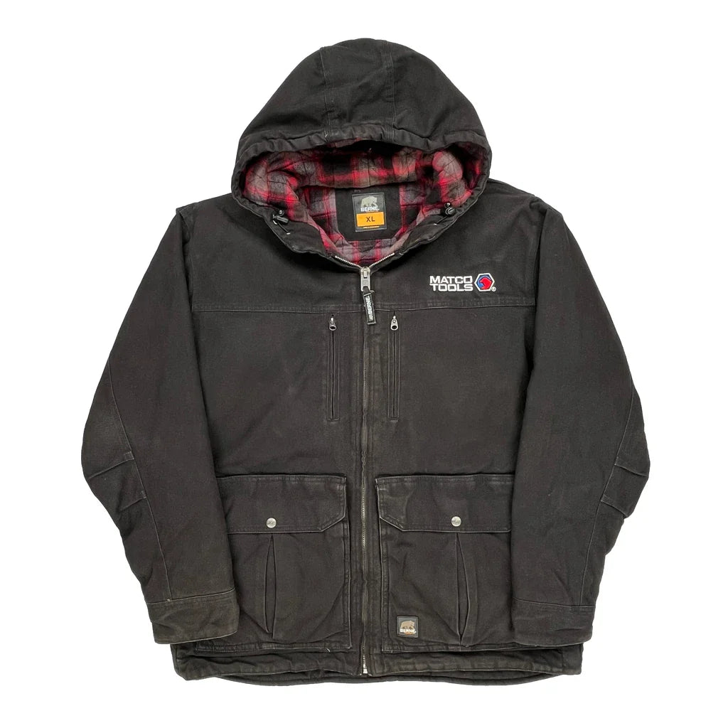 Buy Berne Workwear Jacket - XL Black Cotton Refurbished - $107.19 Berne Workwear Jacket - XL Black Cotton Refurbished - Thrifted (note: this is a term often used to describe second- refurbished available on Cerqular