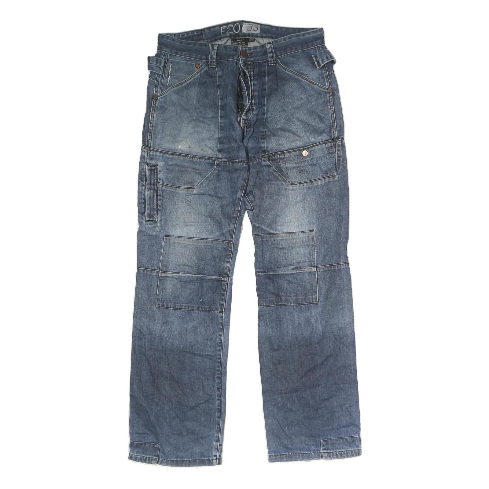 Buy F20 Mens Jeans Blue Regular Straight Denim Medium W32 L28 Button Closure Refurbished - $20.79 F20 Mens Jeans Blue Regular Straight Denim Medium W32 L28 Button Closure Refurbished - N/A refurbished available on Cerqular