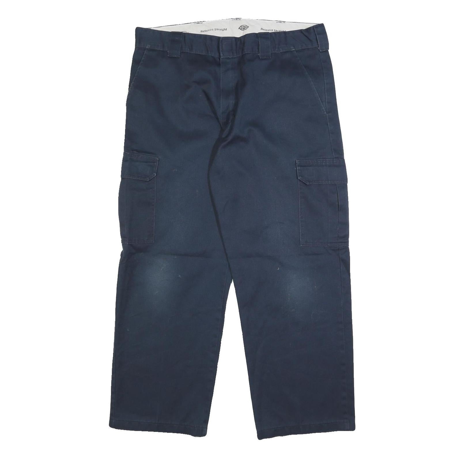 Buy DICKIES Mens Cotton Blend Navy Relaxed Cargo Trousers W38 L30 Workwear Utility Refurbished - $37.69 DICKIES Mens Cotton Blend Navy Relaxed Cargo Trousers W38 L30 Workwear Utility Refurbished - N/A refurbished available on Cerqular