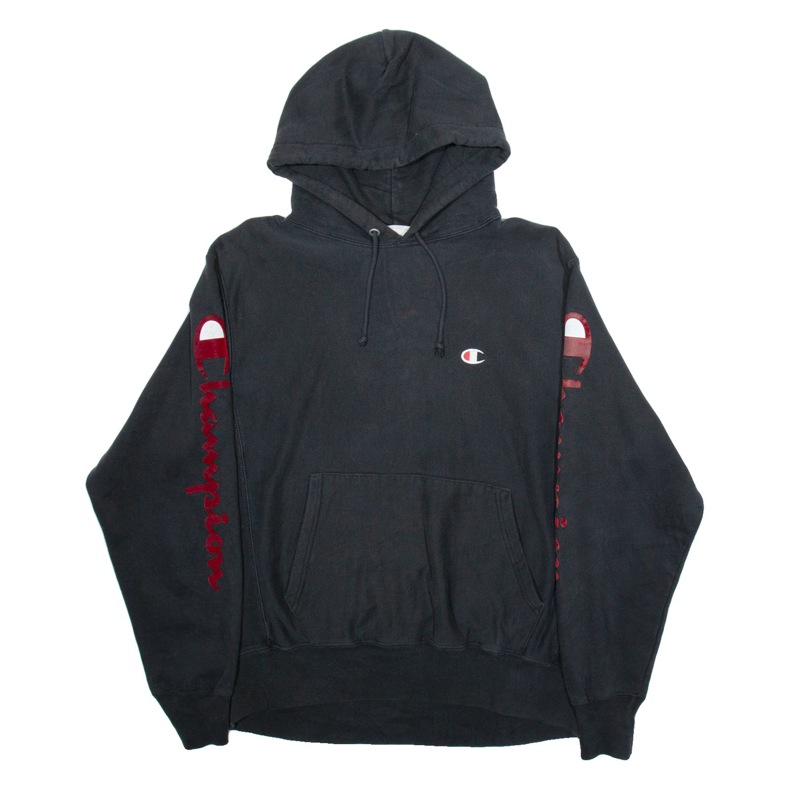 CHAMPION Mens Black Hoodie M Refurbished - N/A refurbished available on Cerqular