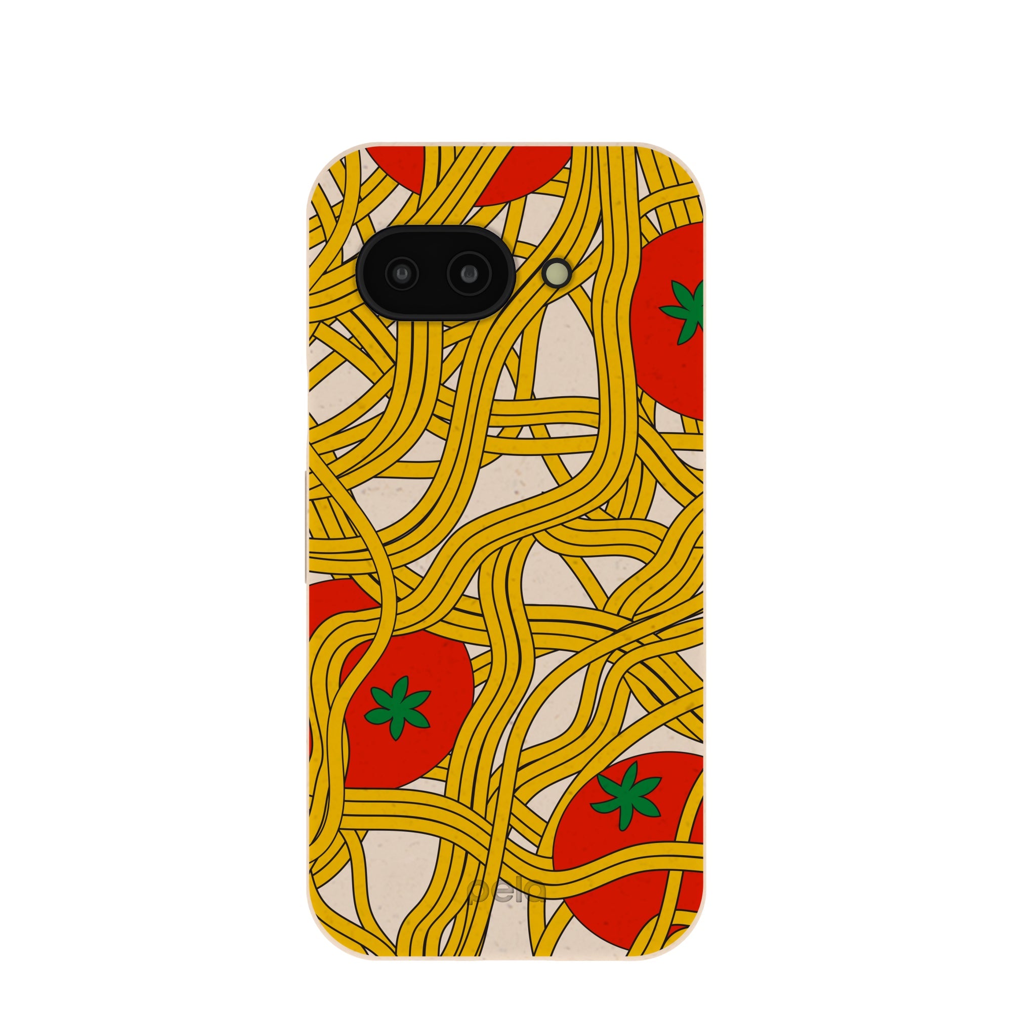Seashell Spaghetti Splash Google Pixel 9a Case Refurbished - Pela Case refurbished available on Cerqular