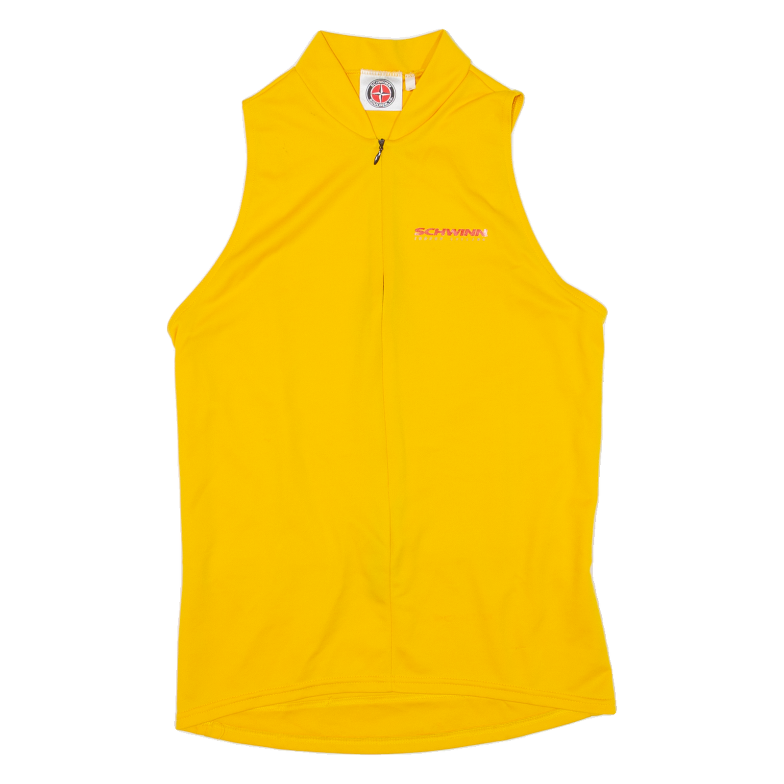 Cycling Mens Jersey Yellow Sleeveless 1/2 Zip S Refurbished - N/A refurbished available on Cerqular