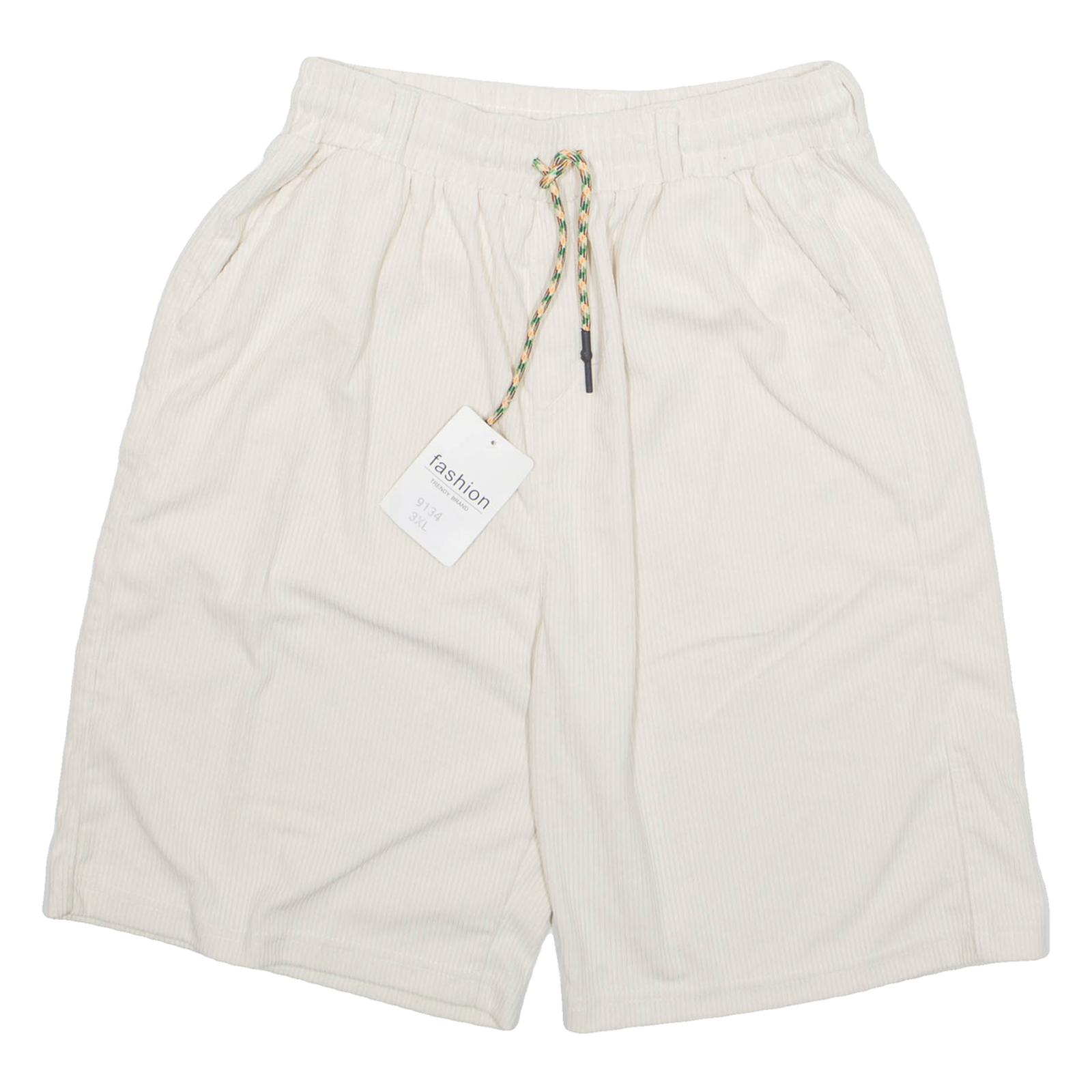 FASHION Mens Casual Shorts Cream 3XL W26 Refurbished - N/A refurbished available on Cerqular