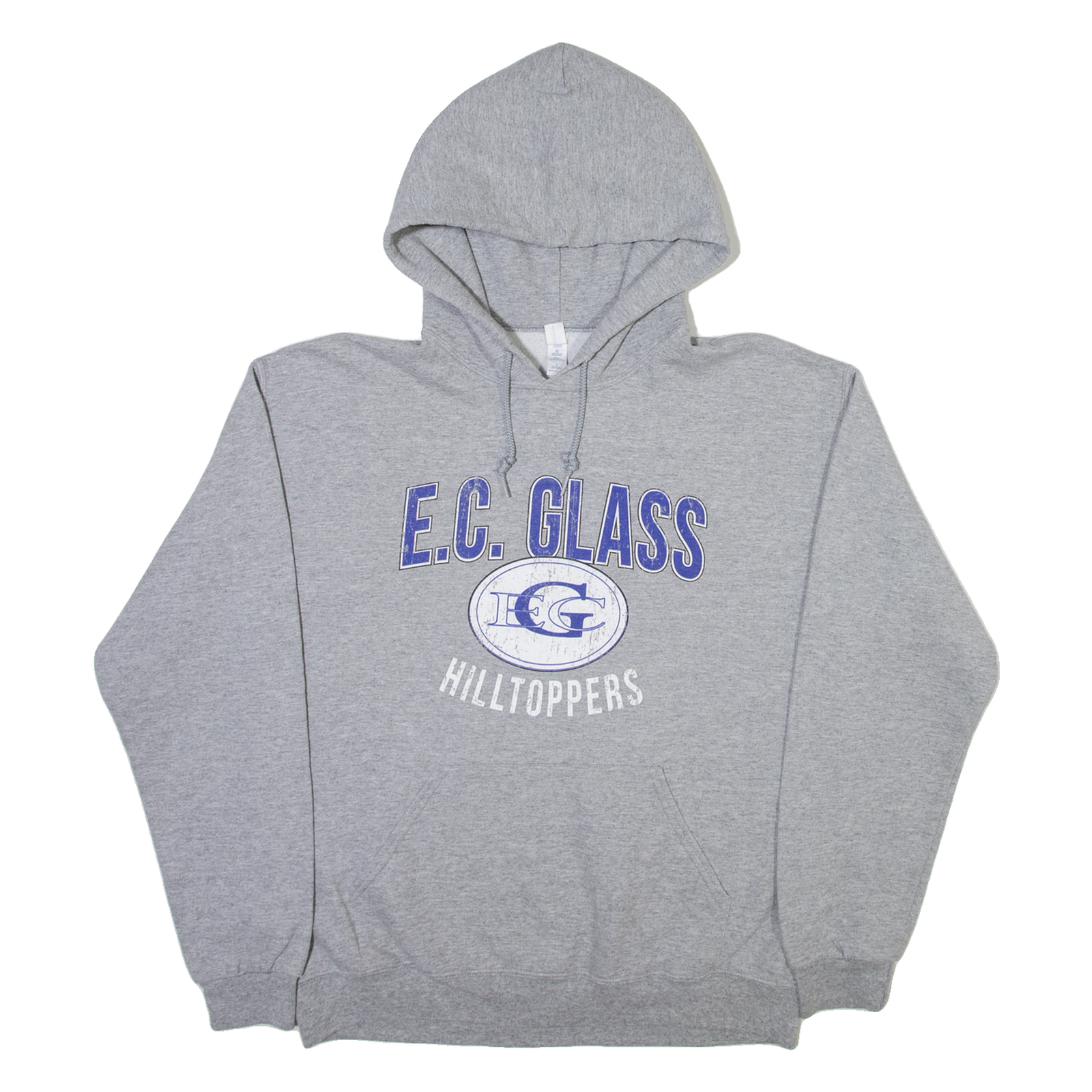 JERZEES E.C. Glass Hilltoppers Mens Grey Hoodie USA L Refurbished - N/A refurbished available on Cerqular
