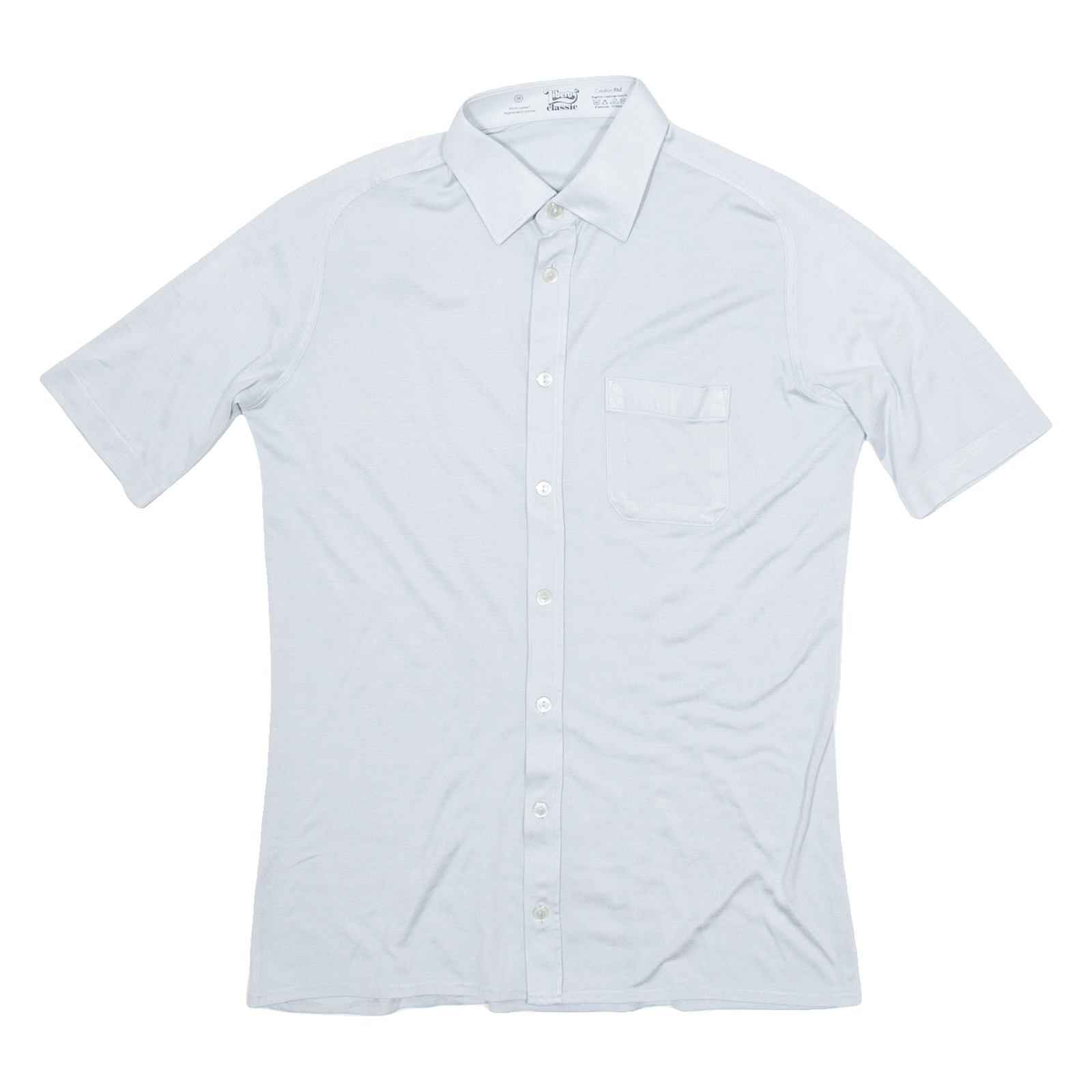 LIBERO Mens Plain Shirt Grey S Refurbished - N/A refurbished available on Cerqular