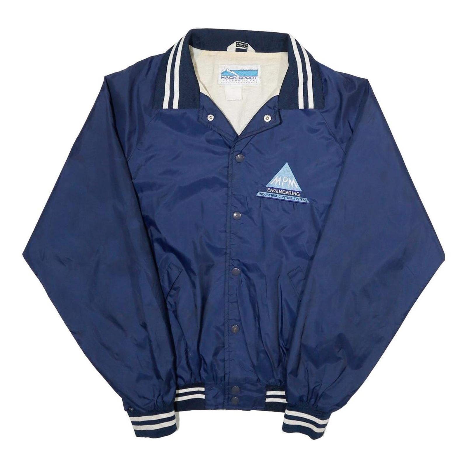 Buy HACK SPORT Mens Blue Nylon Button Jacket L Classic Plain Lightweight Casual Refurbished - $32.49 HACK SPORT Mens Blue Nylon Button Jacket L Classic Plain Lightweight Casual Refurbished - N/A refurbished available on Cerqular