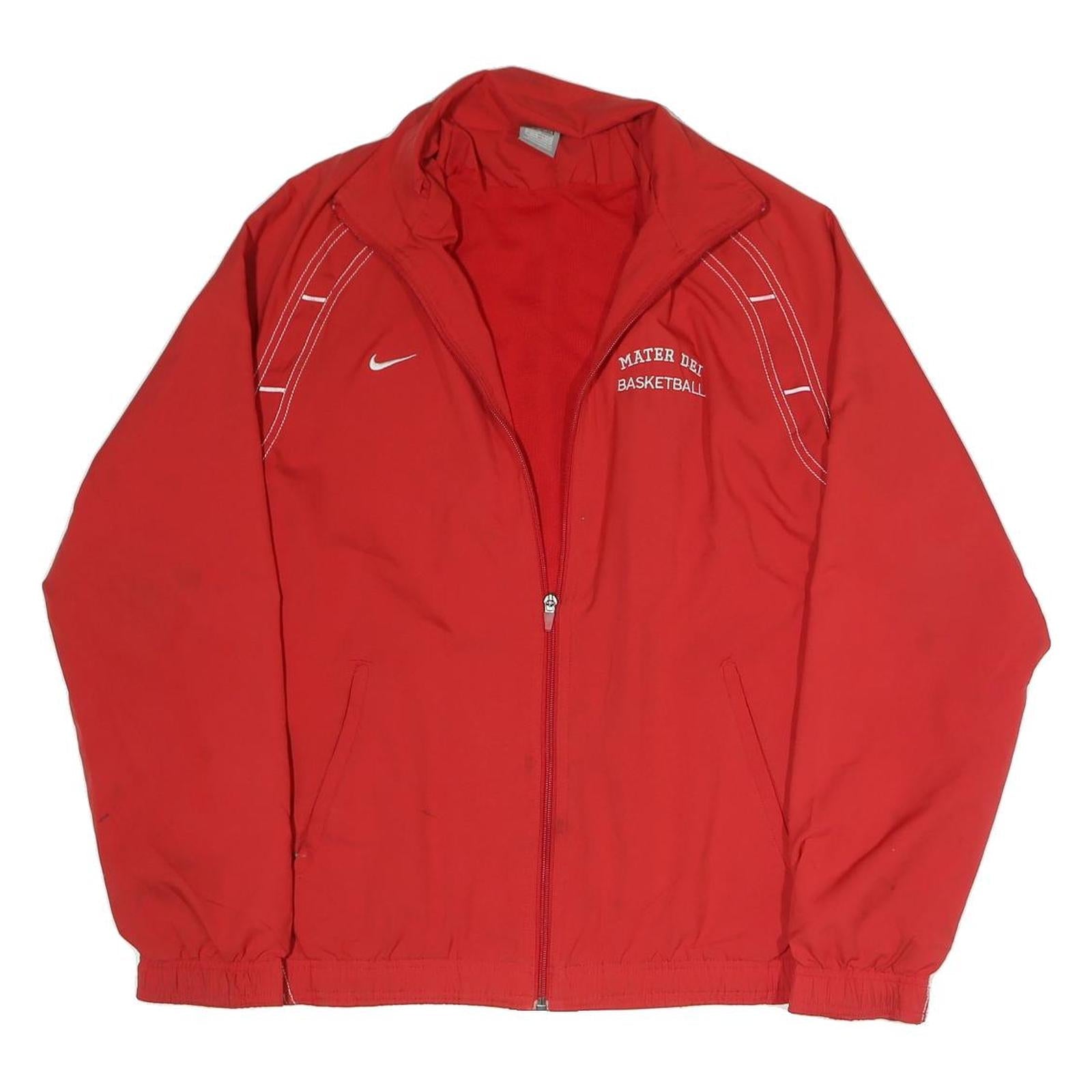 Buy NIKE Mens Red Basketball Sports Zip Jacket M Polyester Blend Plain Lightweight Refurbished - $35.09 NIKE Mens Red Basketball Sports Zip Jacket M Polyester Blend Plain Lightweight Refurbished - N/A refurbished available on Cerqular
