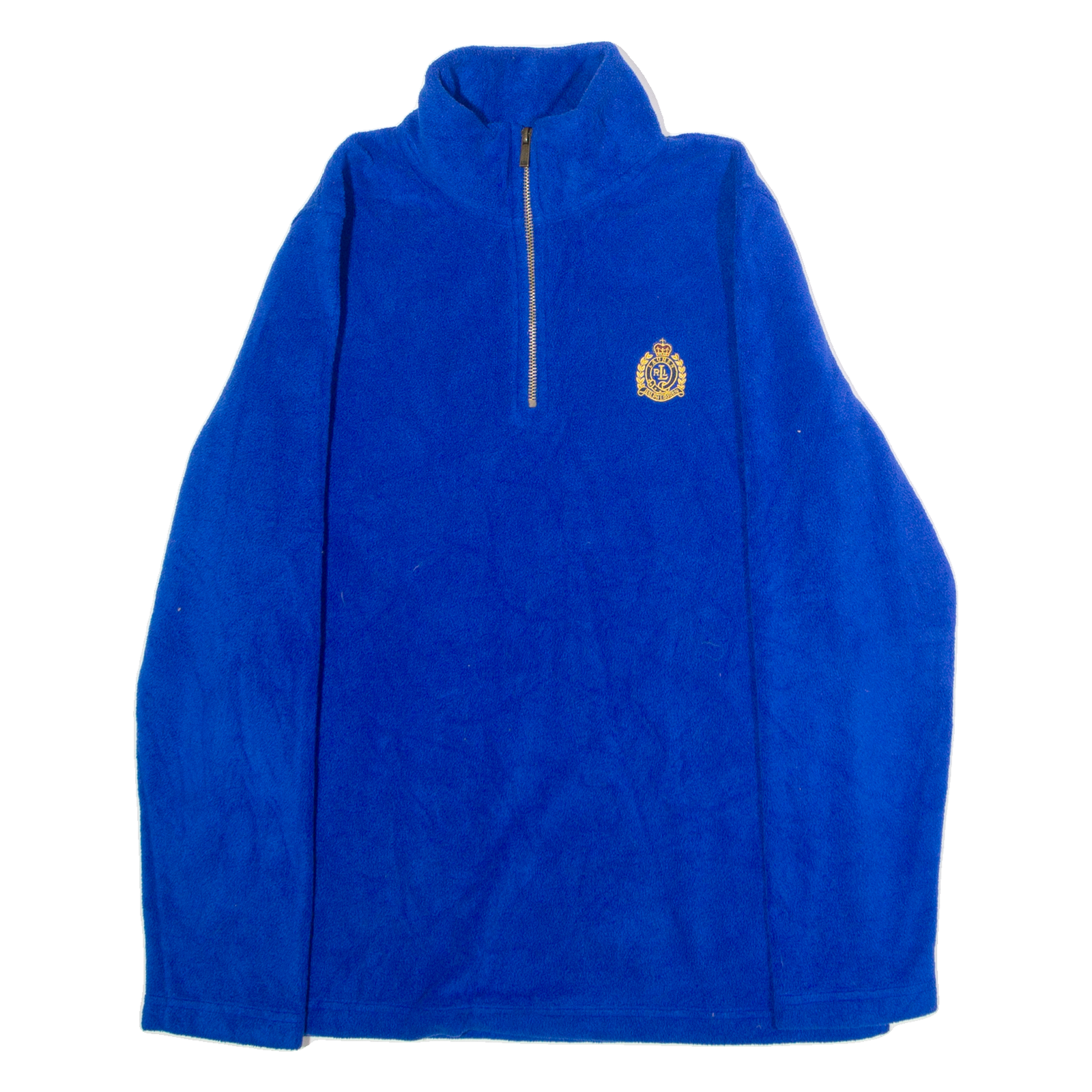 LAUREN RALPH LAUREN Womens Fleece Blue 1/4 Zip S Refurbished - N/A refurbished available on Cerqular