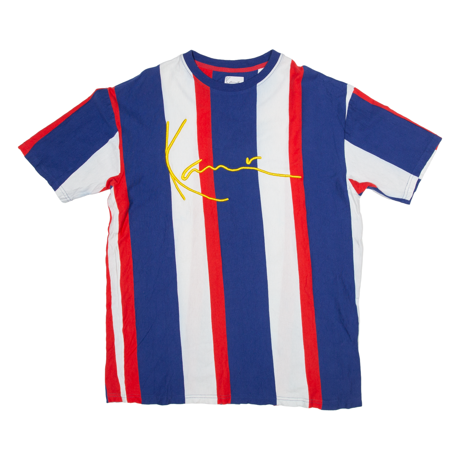 KARL KANI Mens T-Shirt Blue L Refurbished - N/A refurbished available on Cerqular