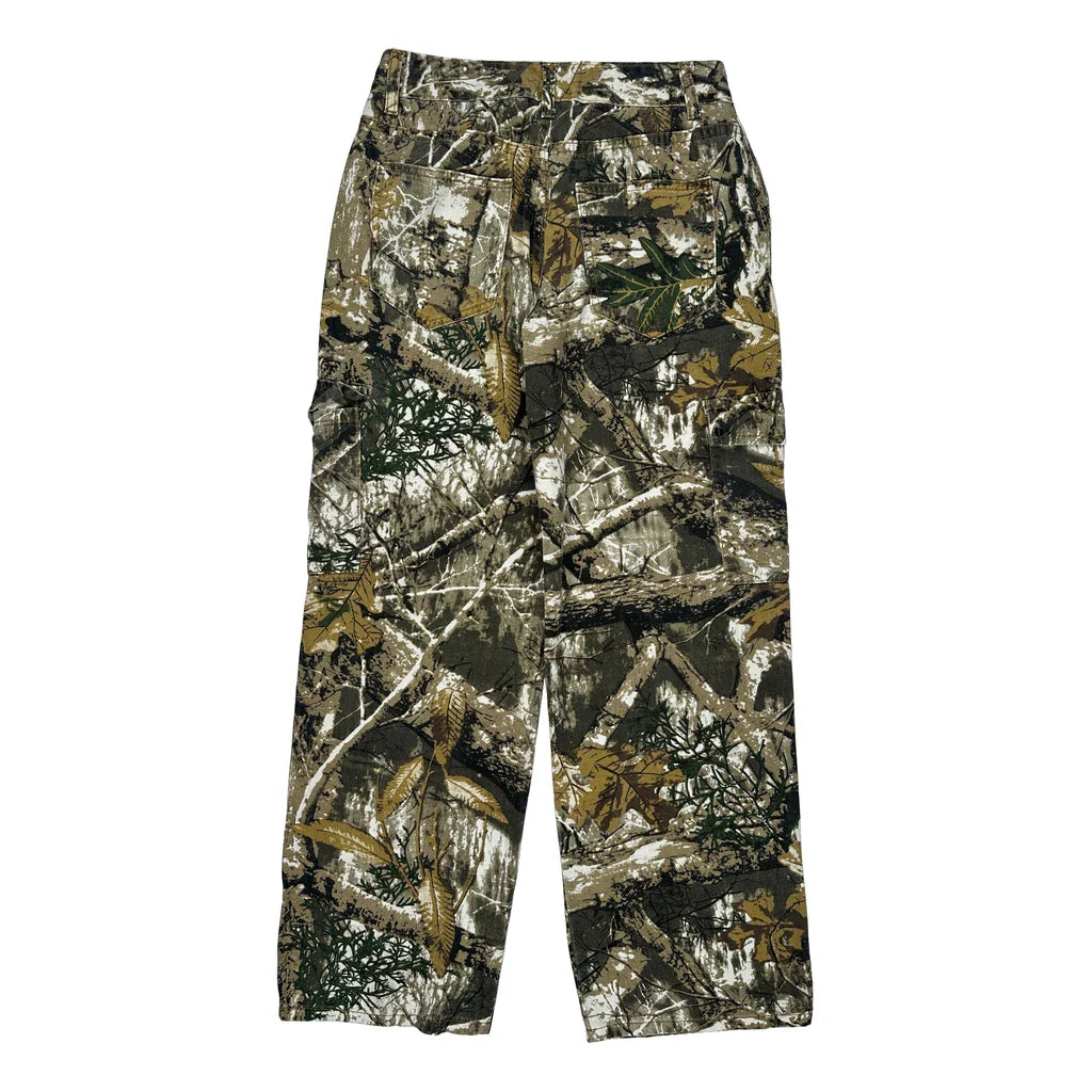 Buy Unbranded Camo Cargo Trousers - 28W 29L Camo Cotton Refurbished - $66.99 Unbranded Camo Cargo Trousers - 28W 29L Camo Cotton Refurbished - Thrifted (note: this is a term often used to describe second- refurbished available on Cerqular