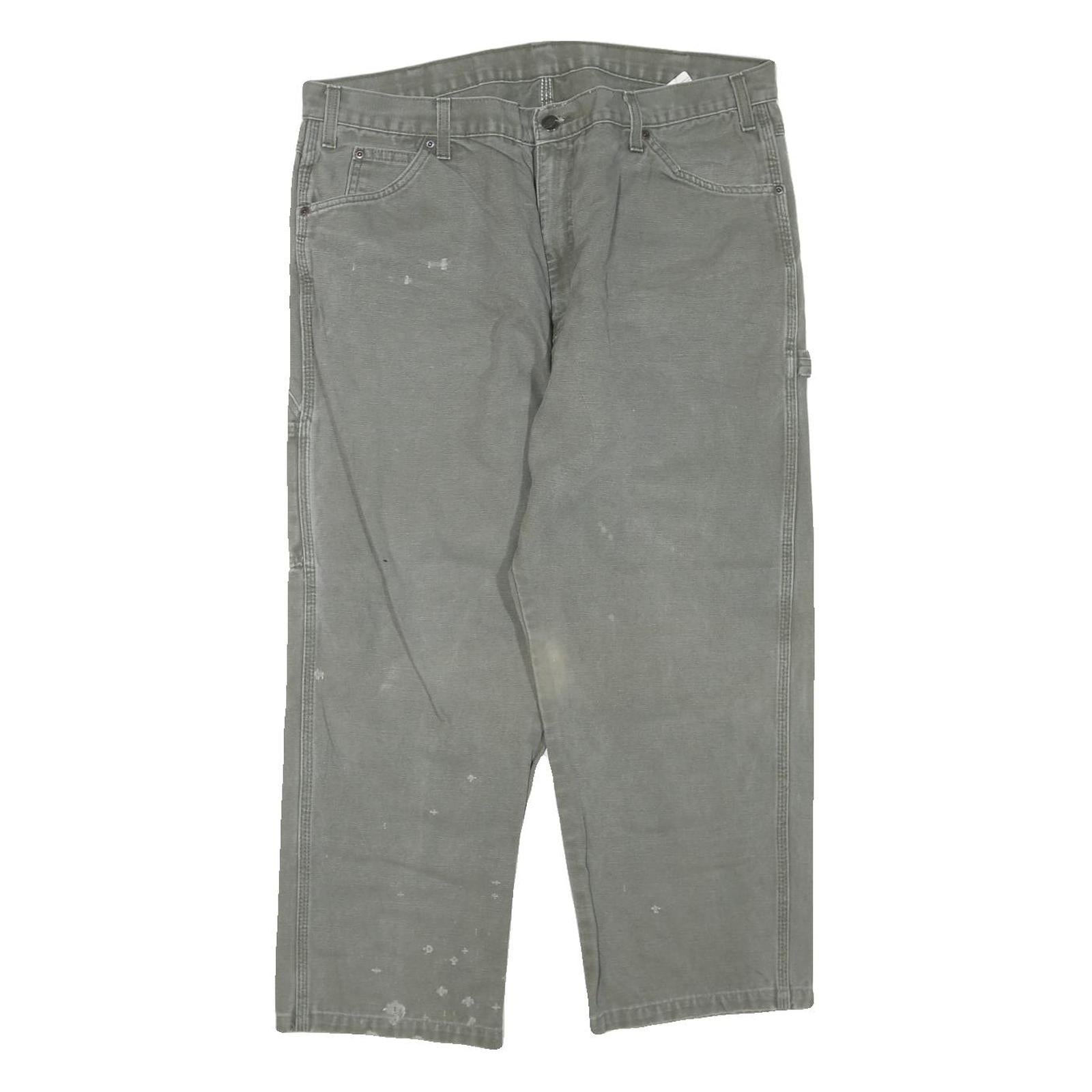 Buy DICKIES Mens Regular Fit Straight Leg Denim Grey Cotton Blend W38 L23 Workwear Refurbished - $37.69 DICKIES Mens Regular Fit Straight Leg Denim Grey Cotton Blend W38 L23 Workwear Refurbished - N/A refurbished available on Cerqular
