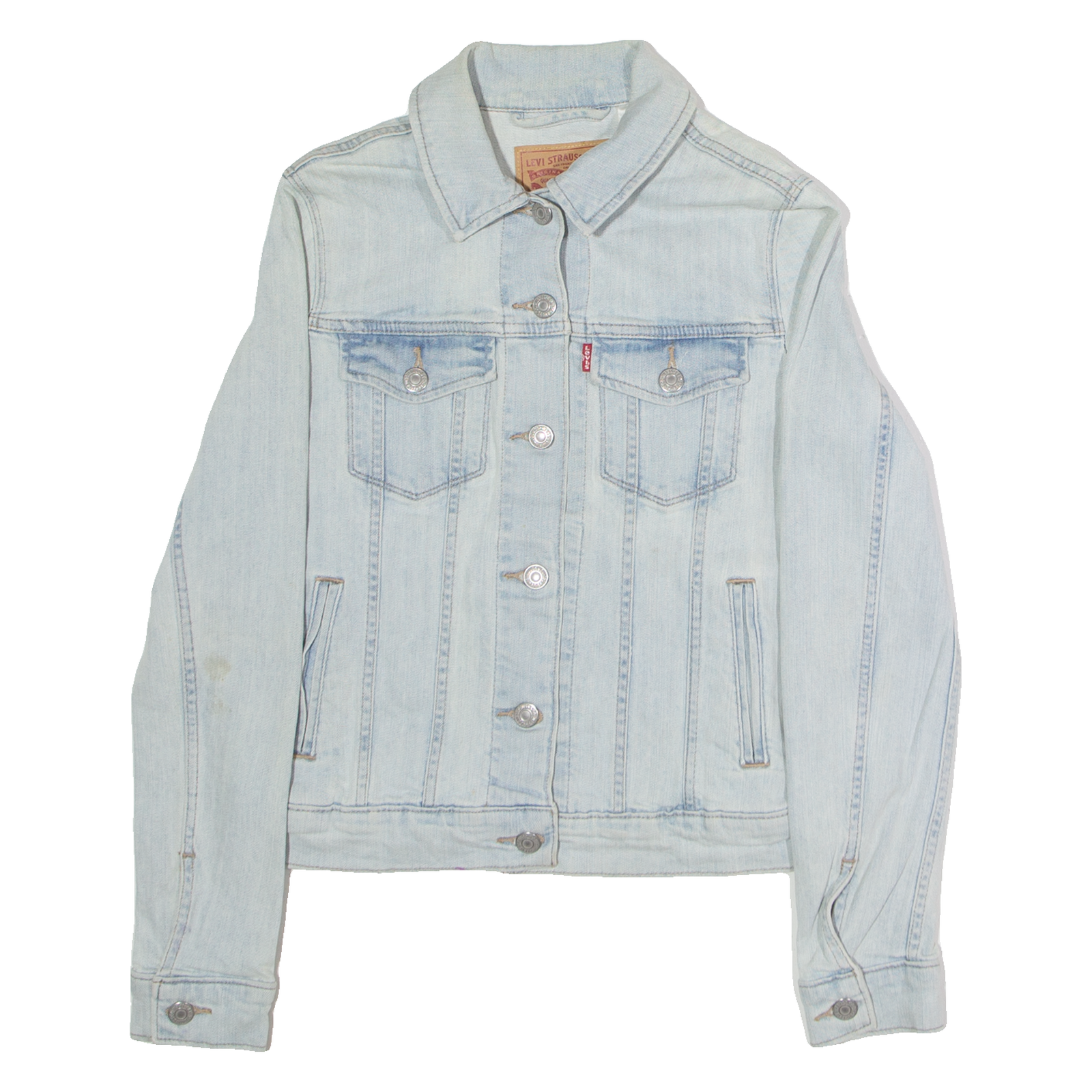 LEVI'S Mens Denim Jacket Blue S Refurbished - N/A refurbished available on Cerqular