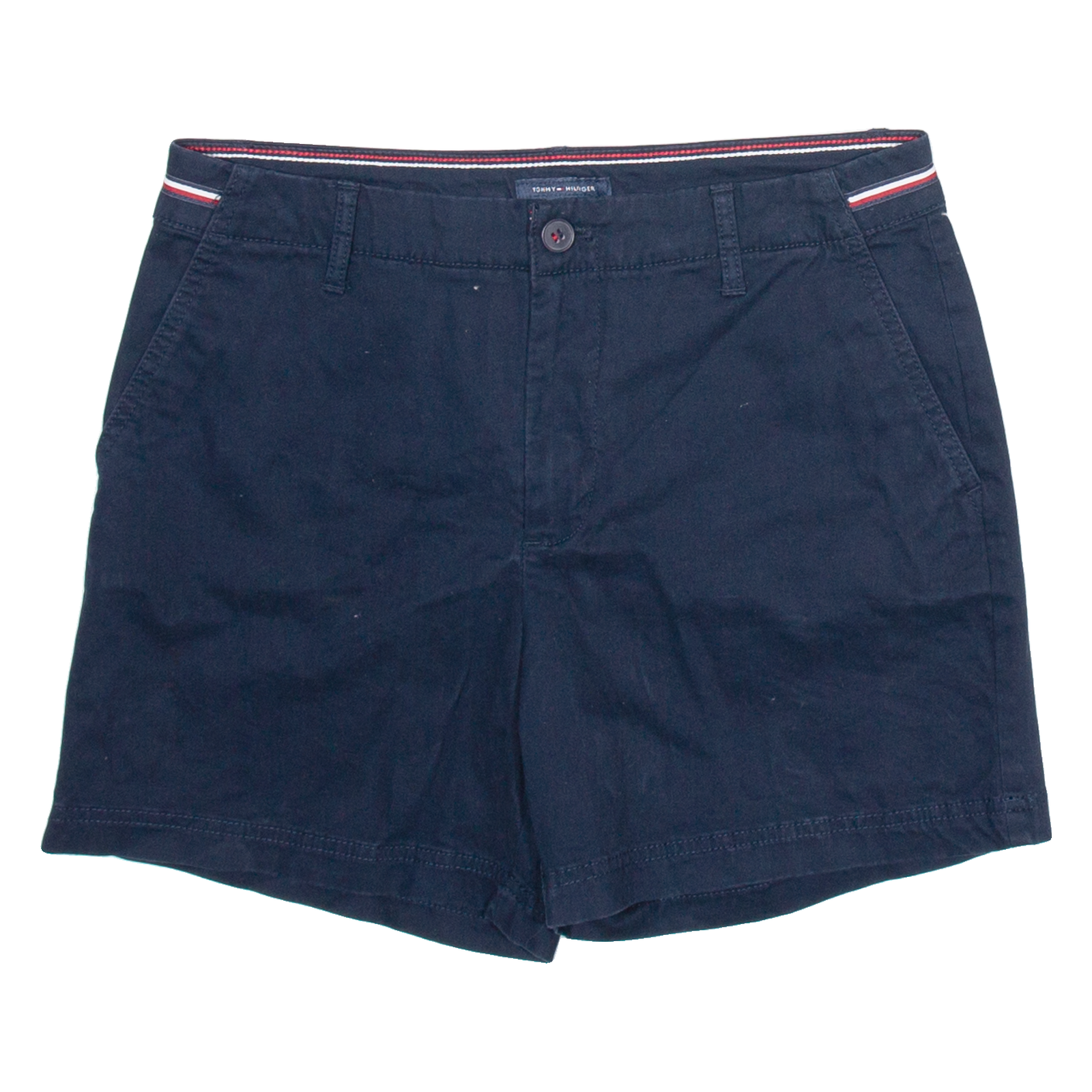 TOMMY HILFIGER Womens Casual Shorts Blue Relaxed UK 6 W32 Refurbished - N/A refurbished available on Cerqular