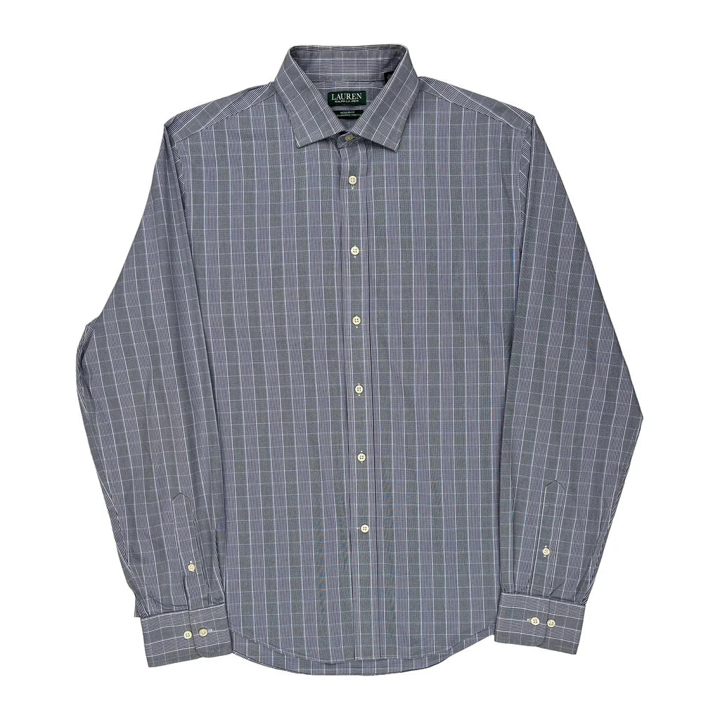 Buy Ralph Lauren Striped Shirt - Large Grey Cotton Refurbished - $38.85 Ralph Lauren Striped Shirt - Large Grey Cotton Refurbished - Thrifted (note: this is a term often used to describe second- refurbished available on Cerqular