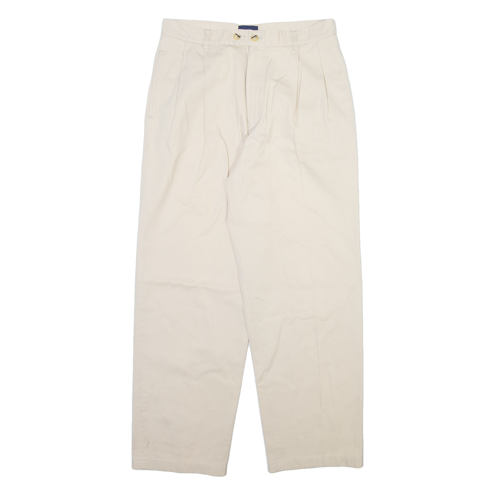 CYRILLUS Mens Trousers Beige Relaxed Straight W28 L27 Refurbished - N/A refurbished available on Cerqular