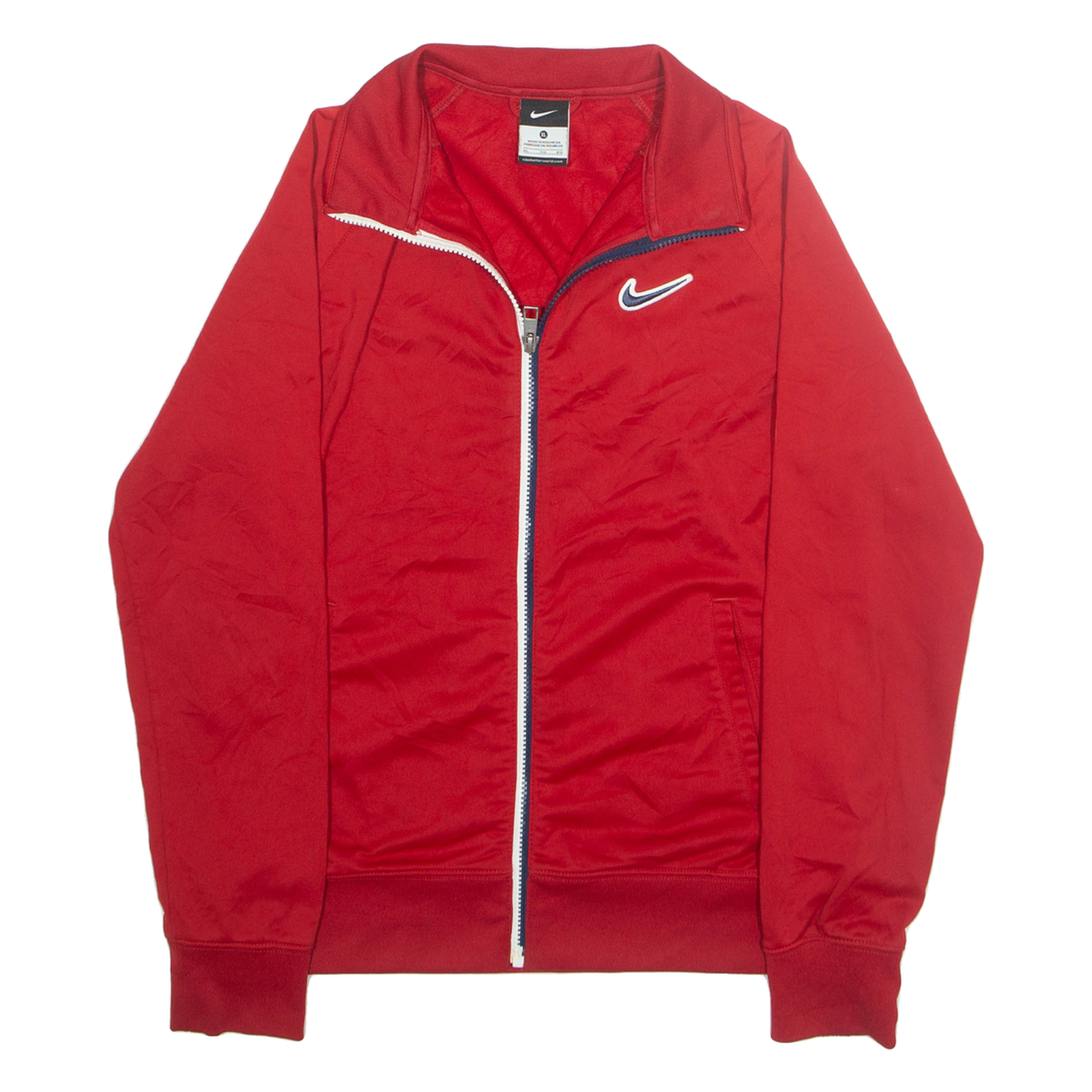 NIKE Womens Track Jacket Red XL Refurbished - N/A refurbished available on Cerqular