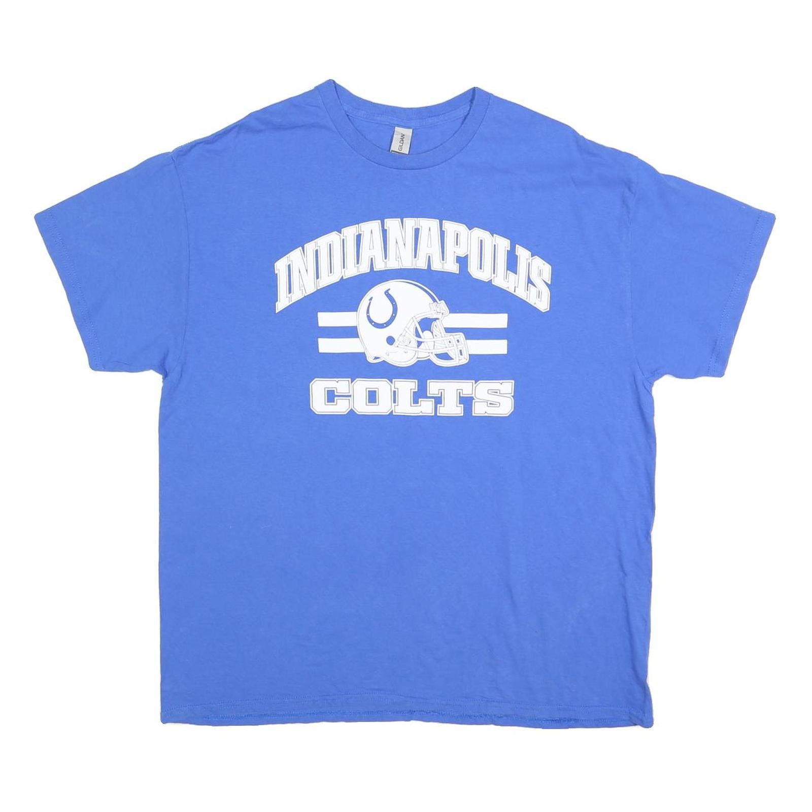 Buy GILDAN Mens Blue Indianapolis Colts T-Shirt XL Short Sleeve Crew Neck Graphic Refurbished - $19.49 GILDAN Mens Blue Indianapolis Colts T-Shirt XL Short Sleeve Crew Neck Graphic Refurbished - N/A refurbished available on Cerqular