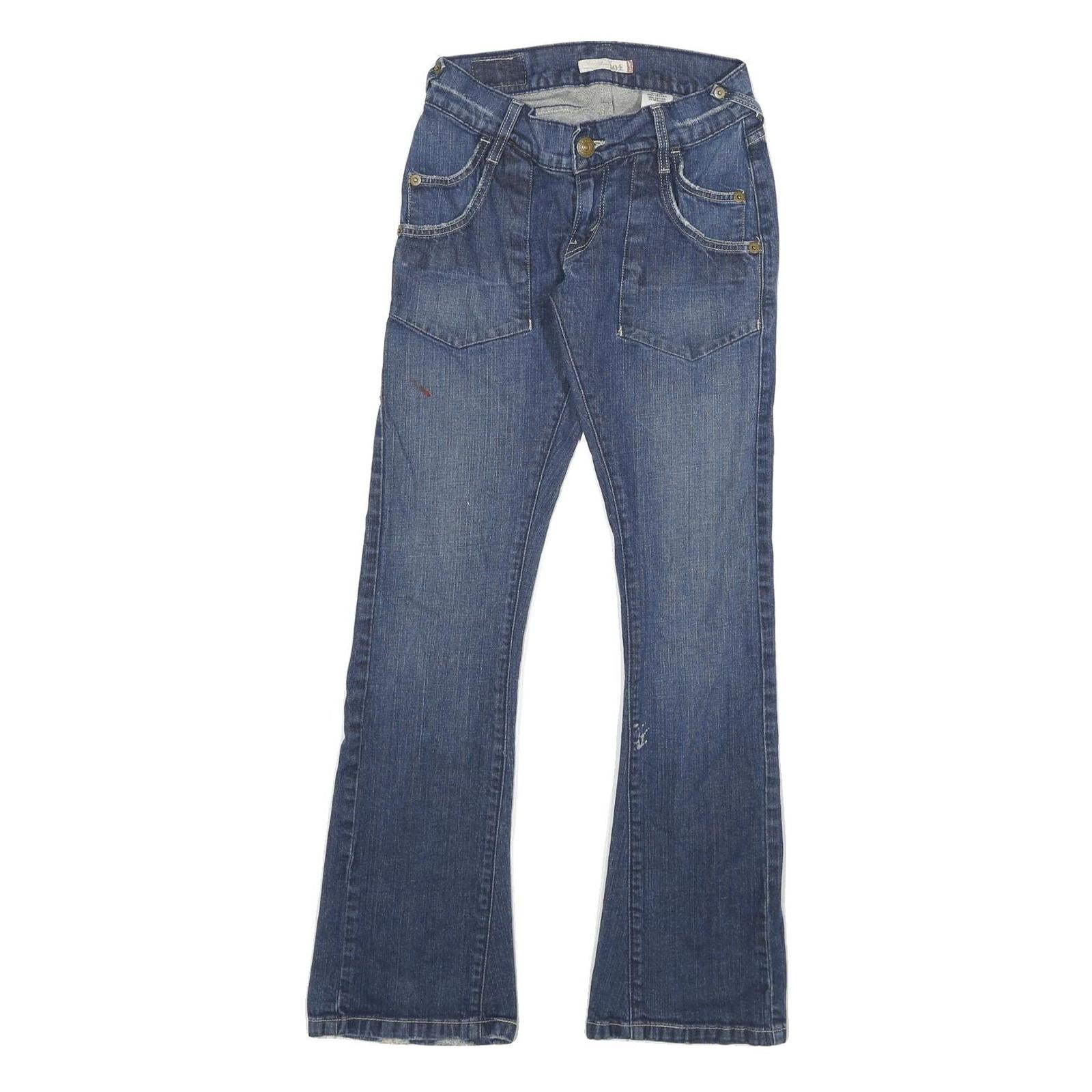 LEVI'S 504 Womens Jeans Blue Regular Straight Denim Medium W26 L30 Classic Style Refurbished - N/A refurbished available on Cerqular