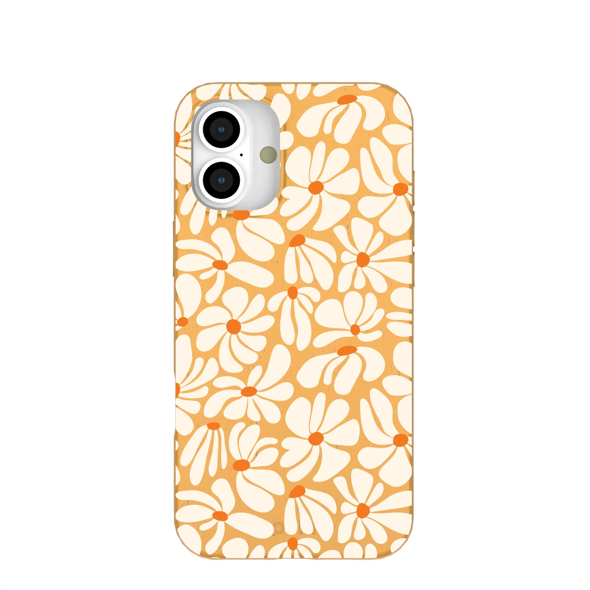 Honey Funky Petals iPhone 16 Plus Case Refurbished - Pela Case refurbished available on Cerqular