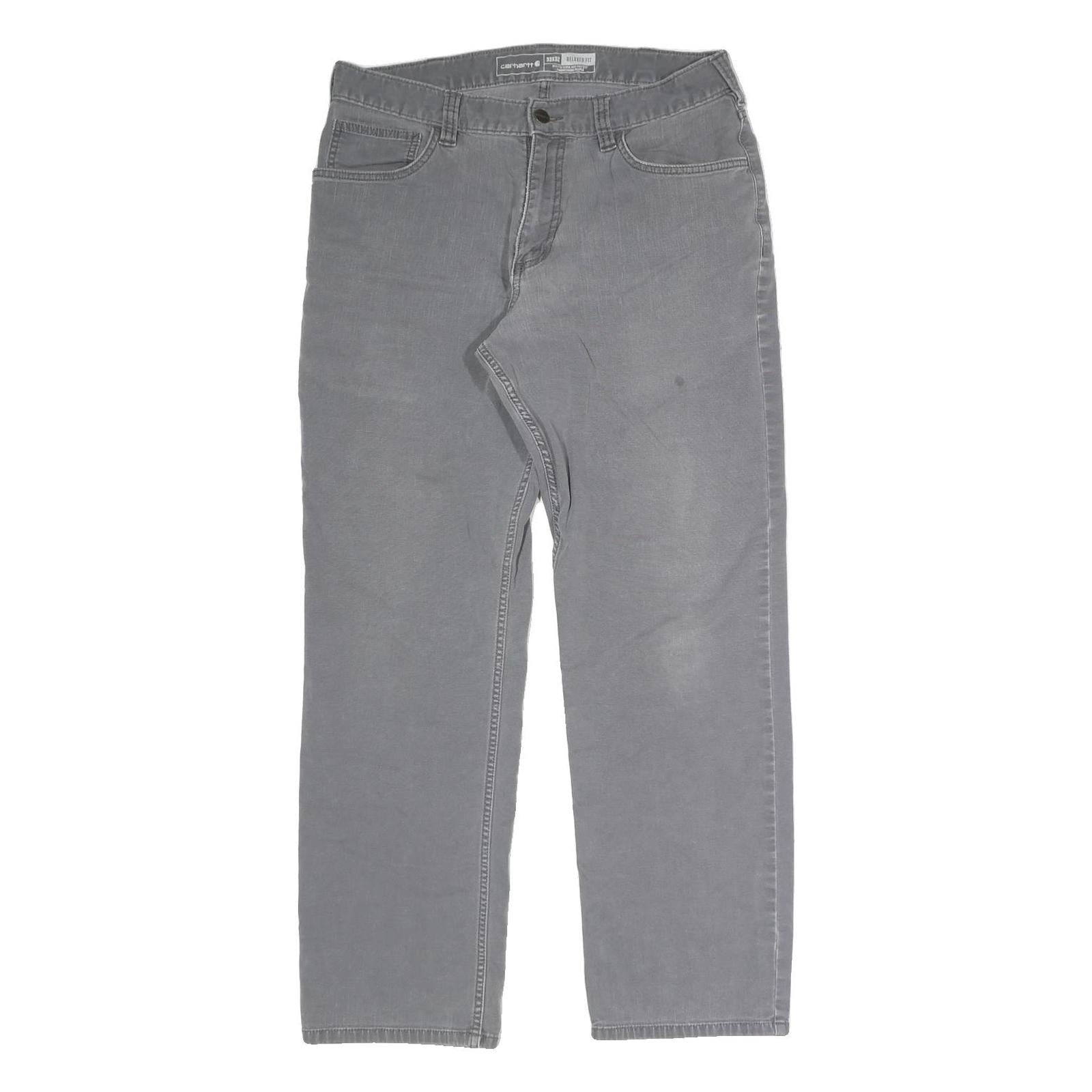 Buy CARHARTT Mens Cotton Blend Grey Regular Straight Trousers W32 L28 Workwear Refurbished - $49.39 CARHARTT Mens Cotton Blend Grey Regular Straight Trousers W32 L28 Workwear Refurbished - N/A refurbished available on Cerqular