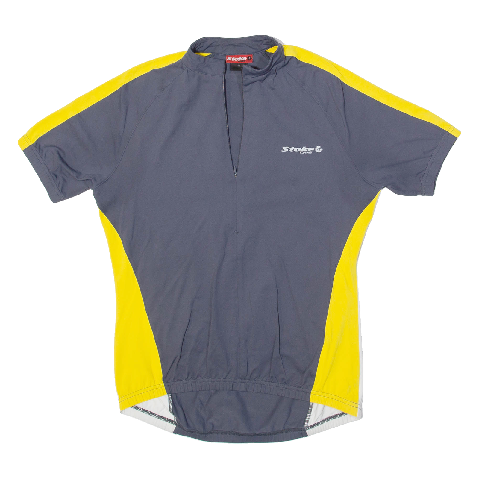 STOKE Cycling Mens Jersey Grey 1/2 Zip M Refurbished - N/A refurbished available on Cerqular
