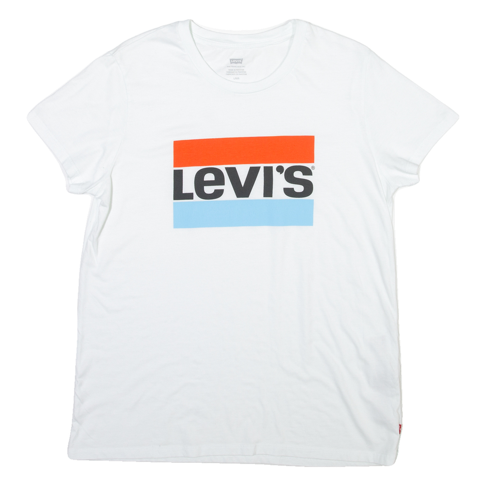 Buy LEVI'S Womens T-Shirt White L Refurbished - $18.19 LEVI'S Womens T-Shirt White L Refurbished - N/A refurbished available on Cerqular