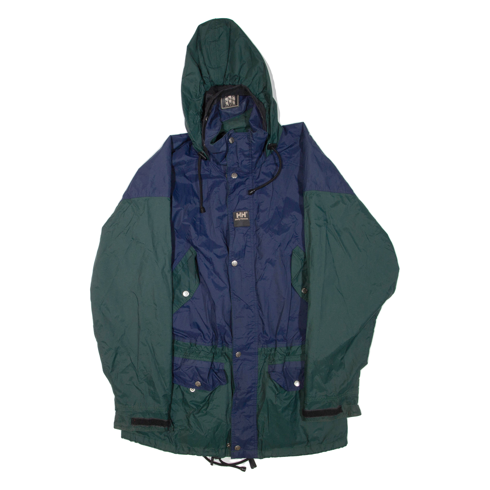 HELLY HANSEN Mens Workwear Jacket Green Nylon Hooded M Refurbished - N/A refurbished available on Cerqular