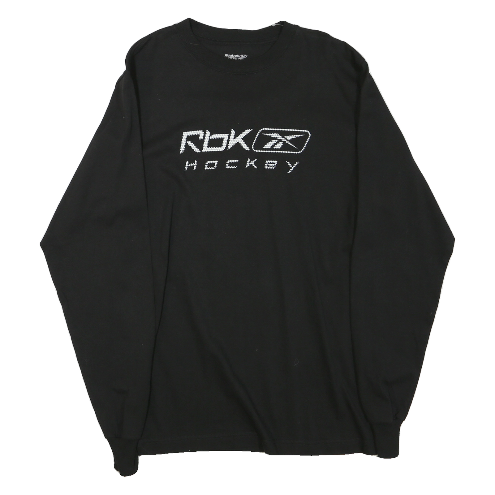 Buy REEBOK Mens Black Rbk Hockey Long Sleeve Crew Neck T-Shirt S Cotton Blend Refurbished - $20.79 REEBOK Mens Black Rbk Hockey Long Sleeve Crew Neck T-Shirt S Cotton Blend Refurbished - N/A refurbished available on Cerqular