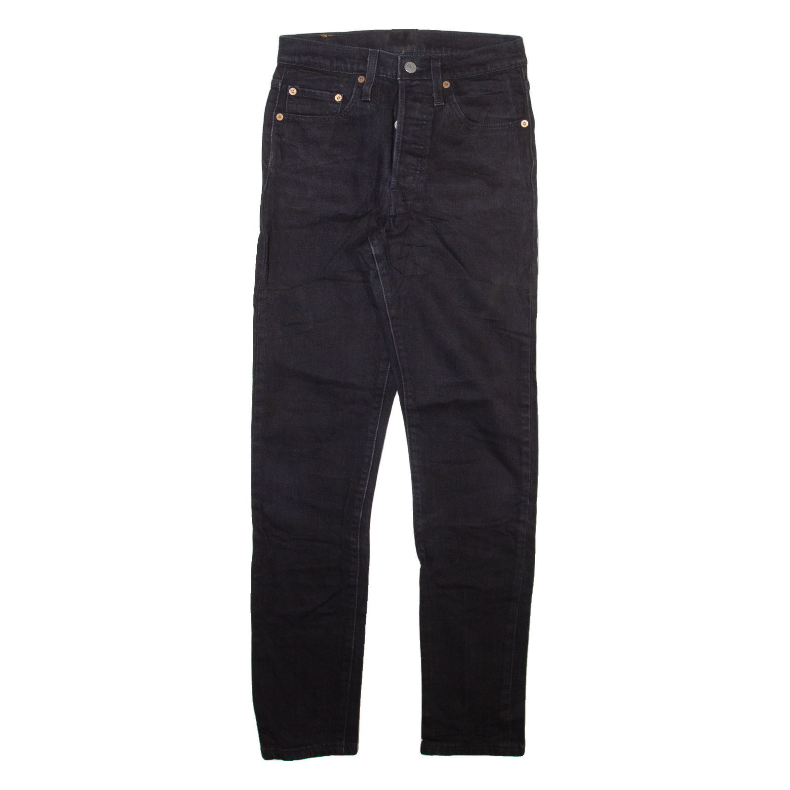 LEVI'S 501S Jeans Womens Grey Skinny Straight W24 L30 Refurbished - N/A refurbished available on Cerqular