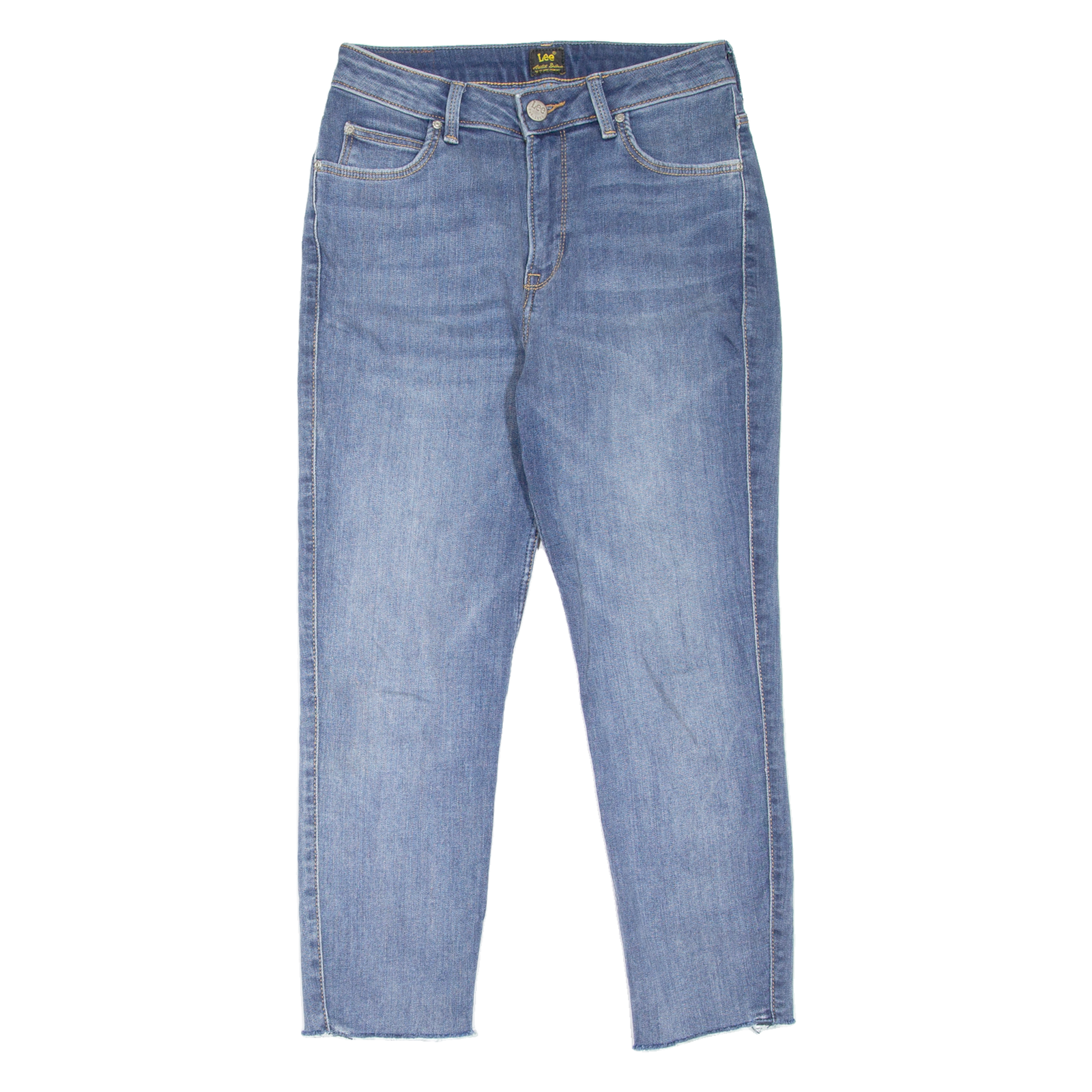LEE Scarlett High Womens Jeans Blue Slim Skinny Stone Wash W26 L22 Refurbished - N/A refurbished available on Cerqular