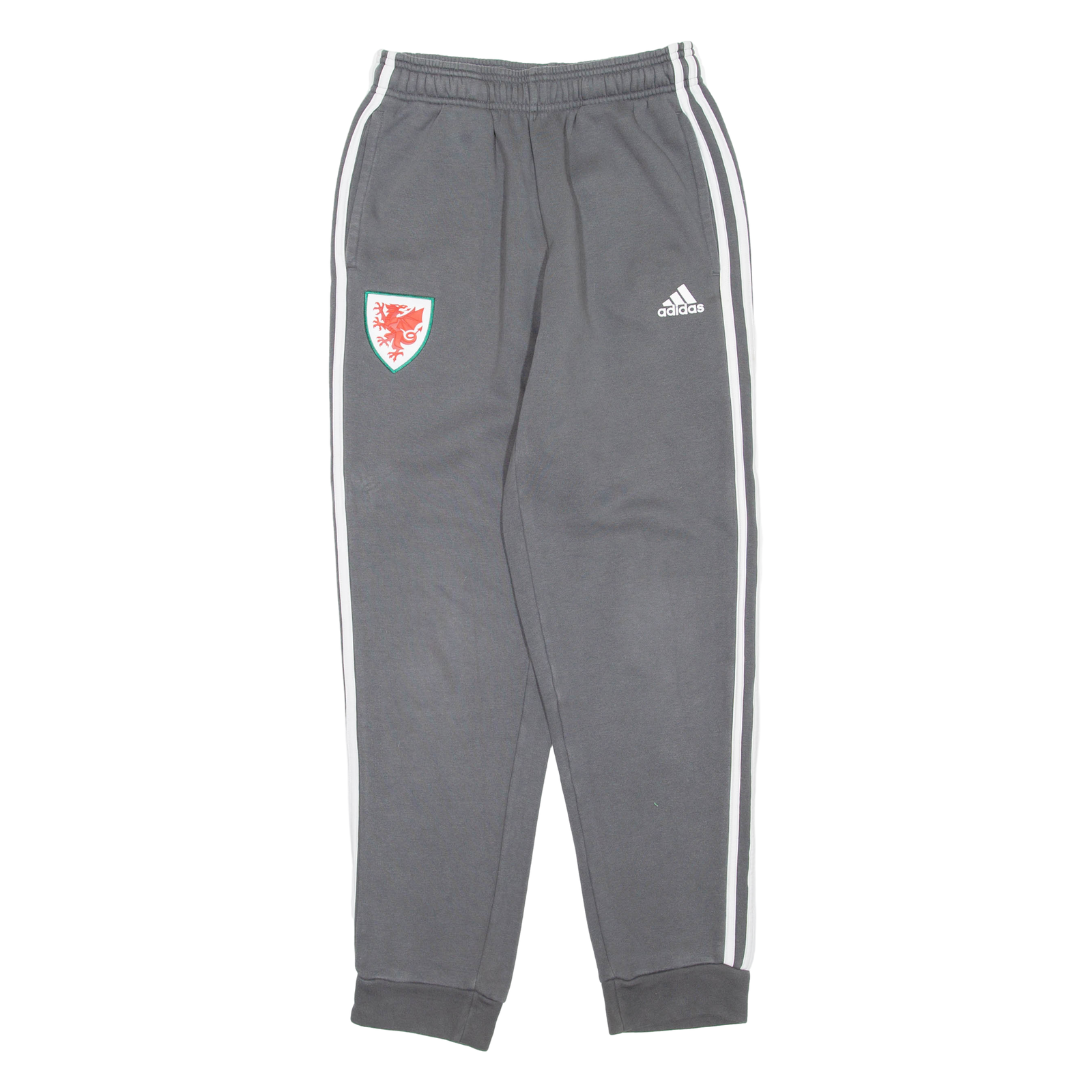 ADIDAS Mens Joggers Grey Tapered XS W26 L29 Refurbished - N/A refurbished available on Cerqular