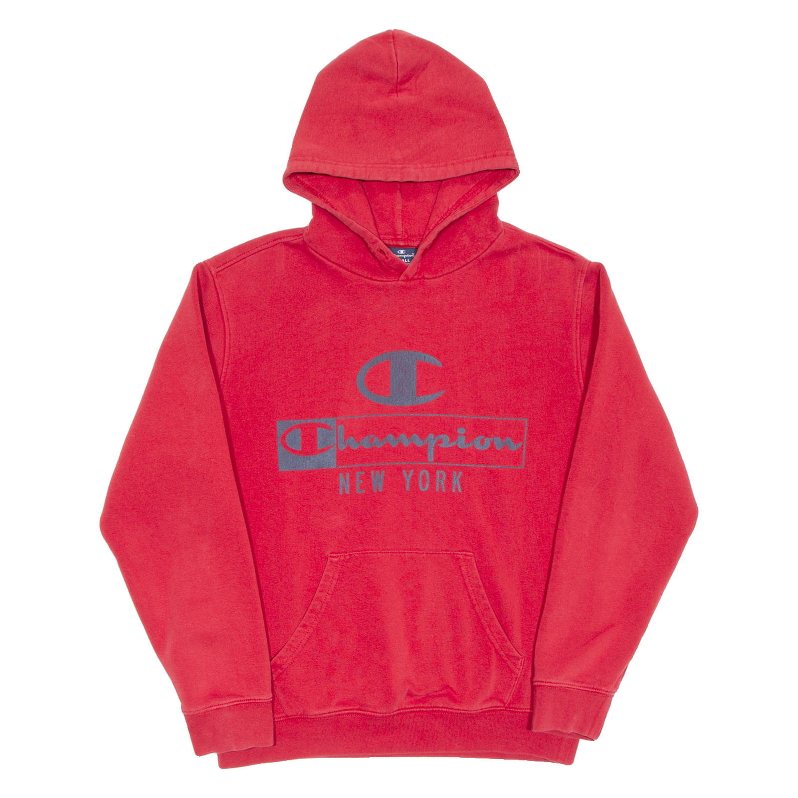 CHAMPION New York Mens Red Hoodie S Refurbished - N/A refurbished available on Cerqular