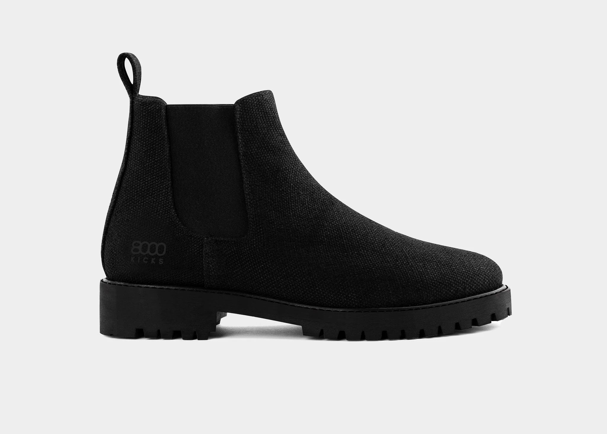 The Crossover Hemp Chelsea for Men in Full Black | Size: M11 | EU 45 Refurbished - 8000Kicks refurbished available on Cerqular