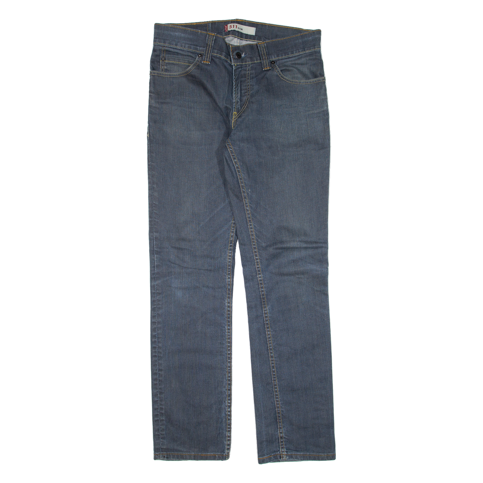 LEVI'S 511 Jeans Mens Blue Slim Straight W32 L32 Refurbished - N/A refurbished available on Cerqular