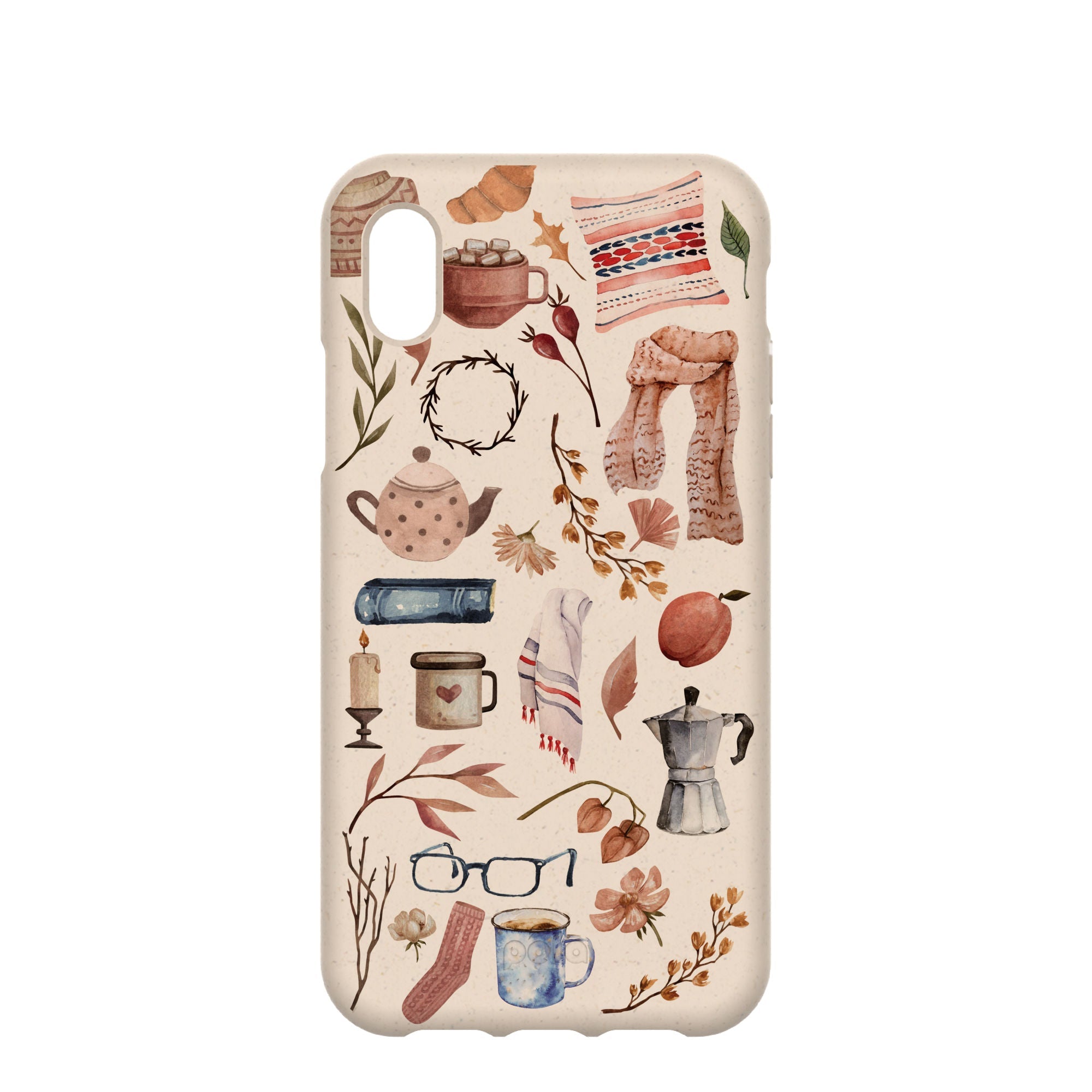 Seashell Creature Comforts iPhone XR Case Refurbished - Pela Case refurbished available on Cerqular