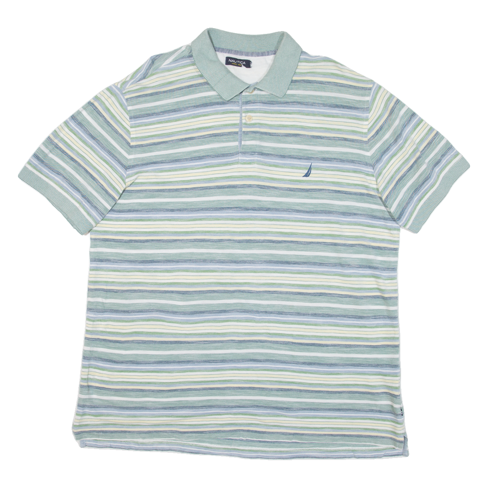 Buy NAUTICA Mens Polo Shirt Green Striped XL Refurbished - $27.29 NAUTICA Mens Polo Shirt Green Striped XL Refurbished - N/A refurbished available on Cerqular