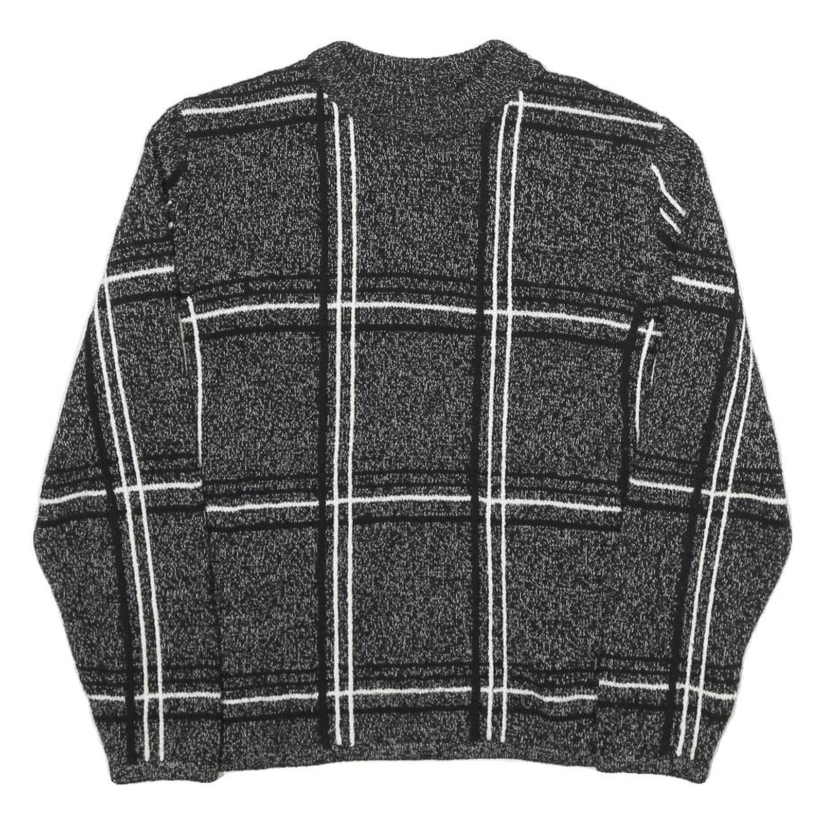 ALIA Womens Black Jumper Patterned Round Neck Basic Knit S Lightweight Soft Refurbished - N/A refurbished available on Cerqular
