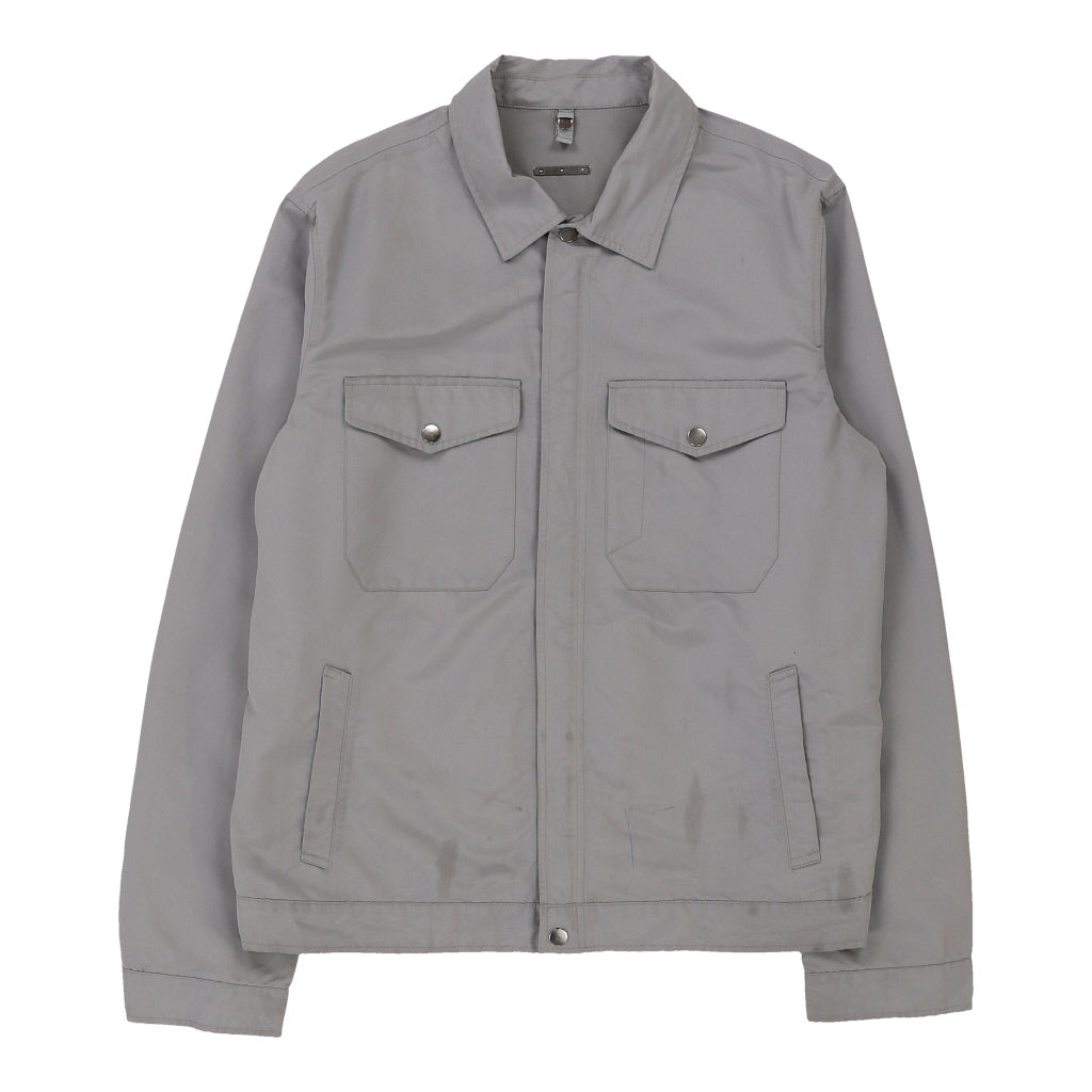 Armani Exchange Jacket - Large Grey Polyester | Size: large Refurbished - N/A (Preloved Designer is not a specific brand, it refurbished available on Cerqular