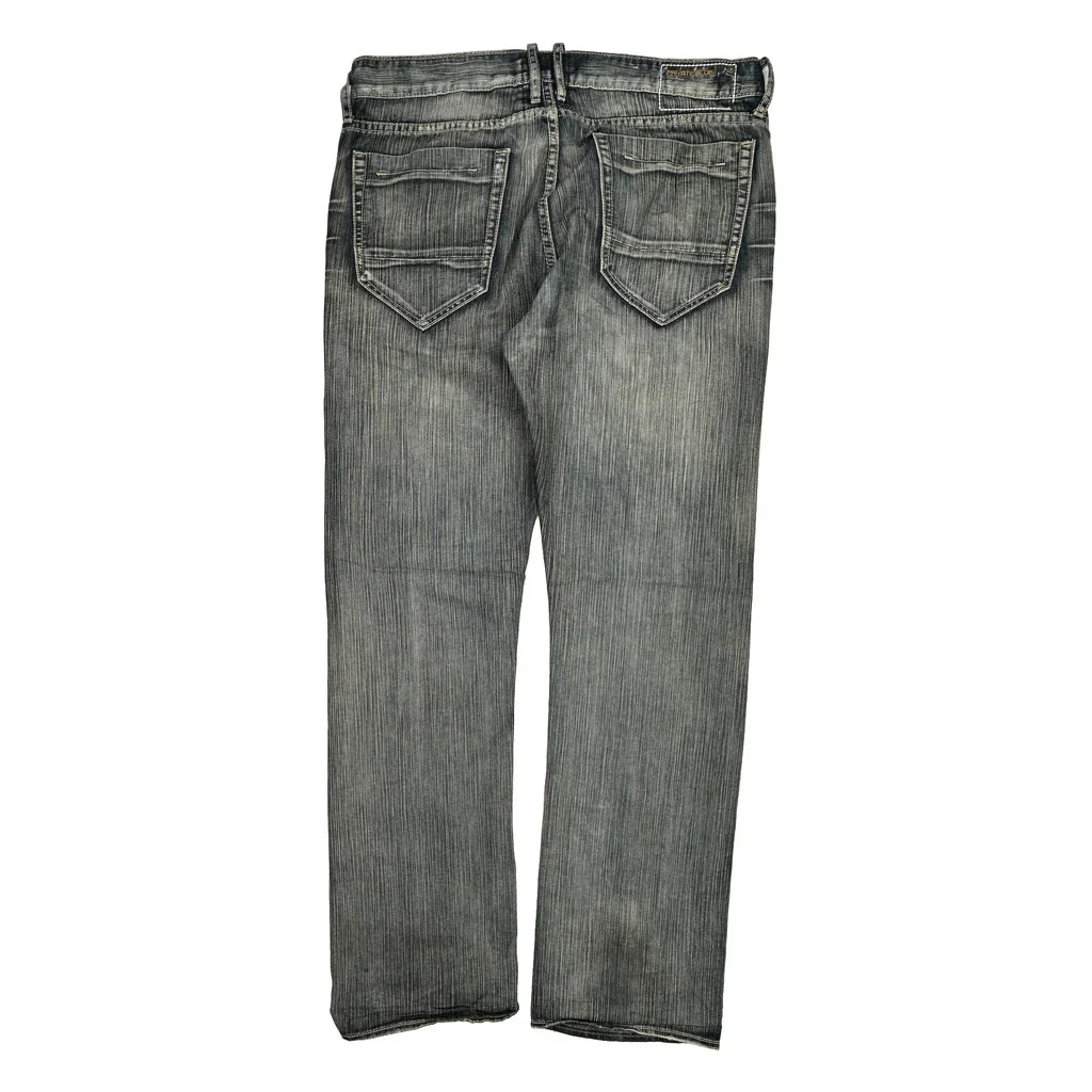 Buy Private Property Jeans - 38W 31L Grey Denim Refurbished - $73.69 Private Property Jeans - 38W 31L Grey Denim Refurbished - Thrifted (note: this is a term often used to describe second- refurbished available on Cerqular