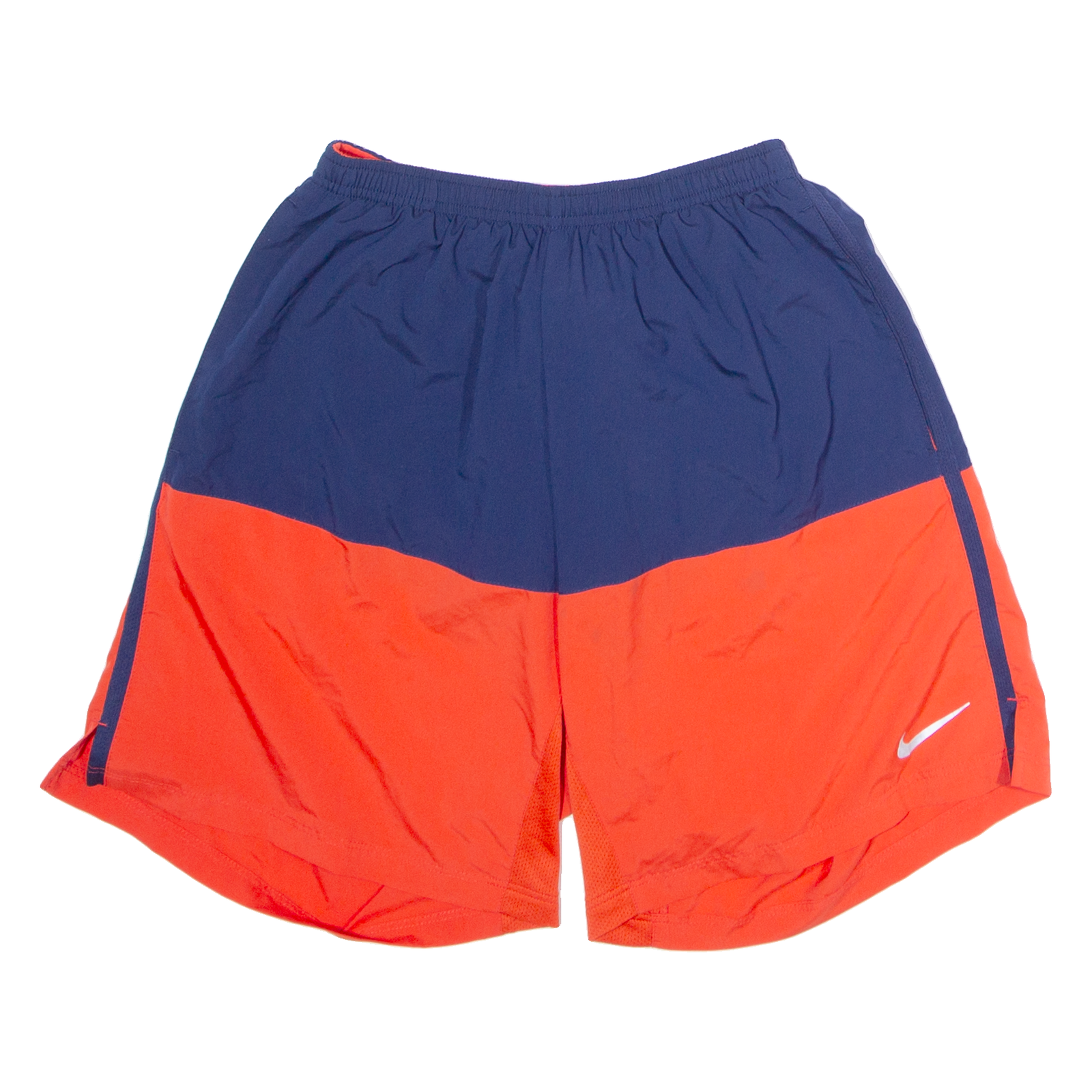 NIKE Mens Sports Shorts Orange Colourblock M W22 Refurbished - N/A refurbished available on Cerqular