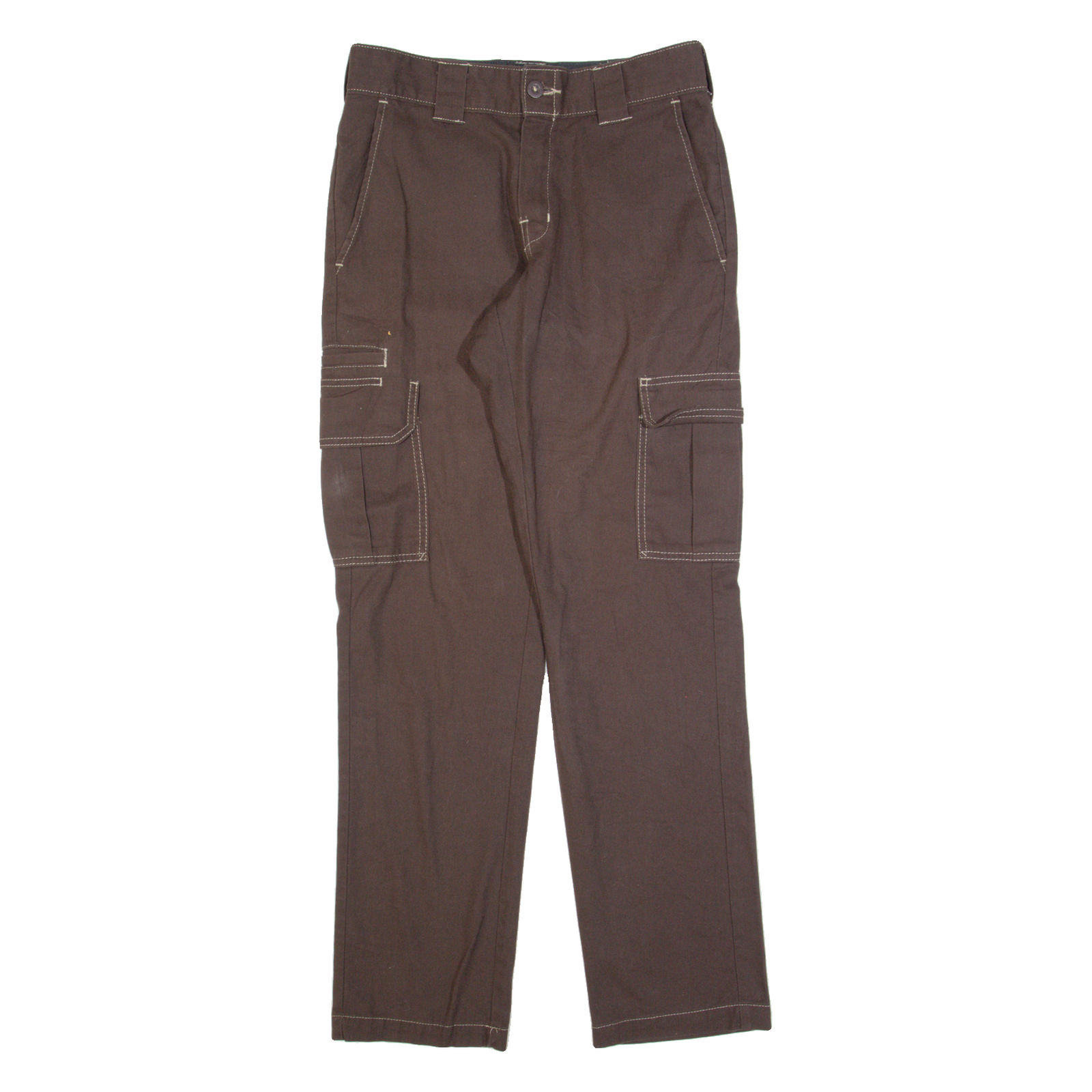 DICKIES Cargo Workwear Mens Trousers Brown Regular Straight W29 L32 Refurbished - N/A refurbished available on Cerqular