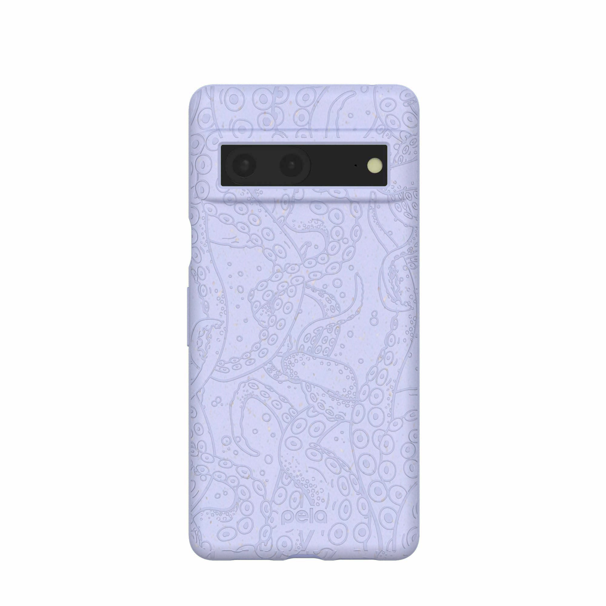 Lavender Sea Tentacles Google Pixel 7 Case Refurbished - Pela Case refurbished available on Cerqular
