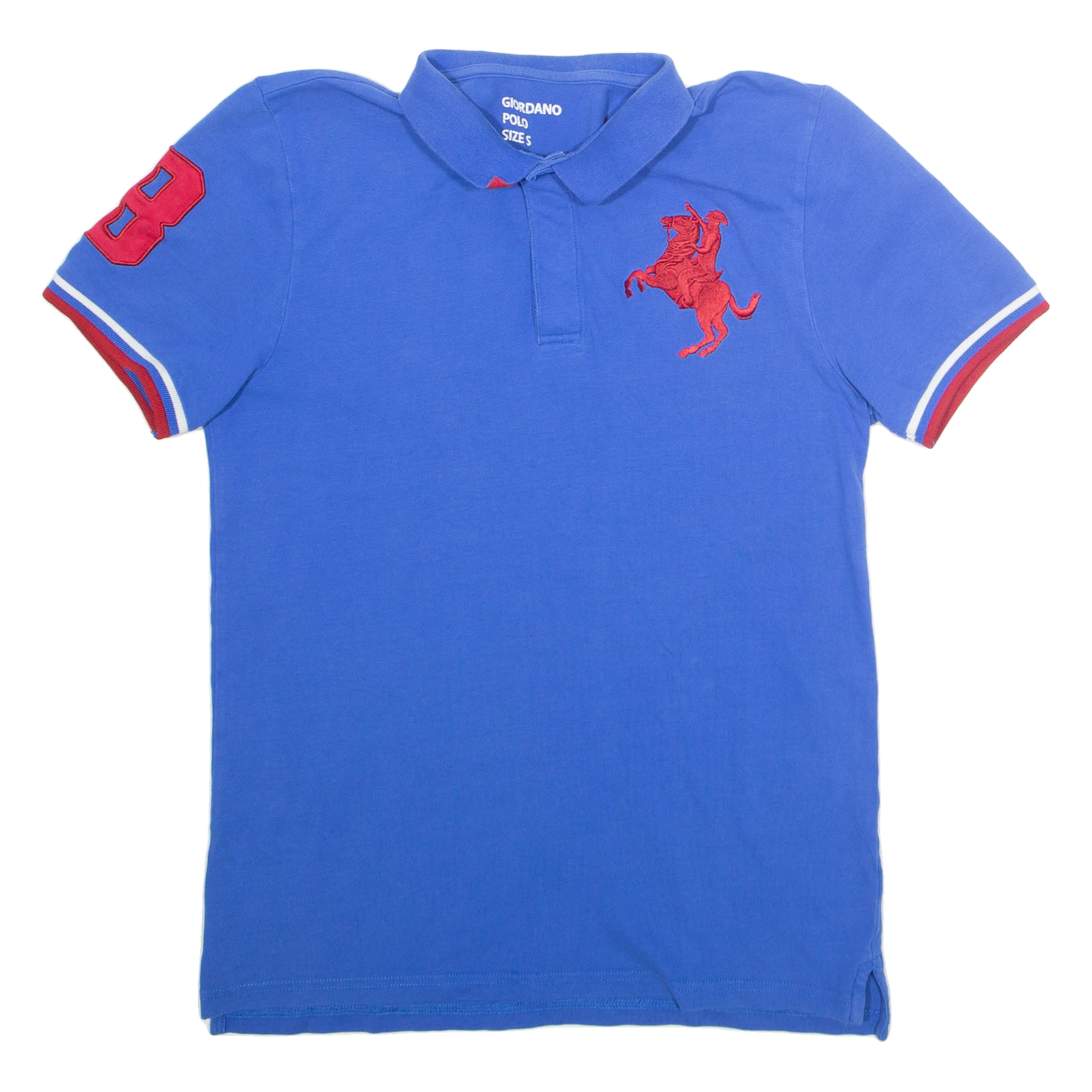 GIORDANO Mens Polo Shirt Blue M Refurbished - N/A refurbished available on Cerqular