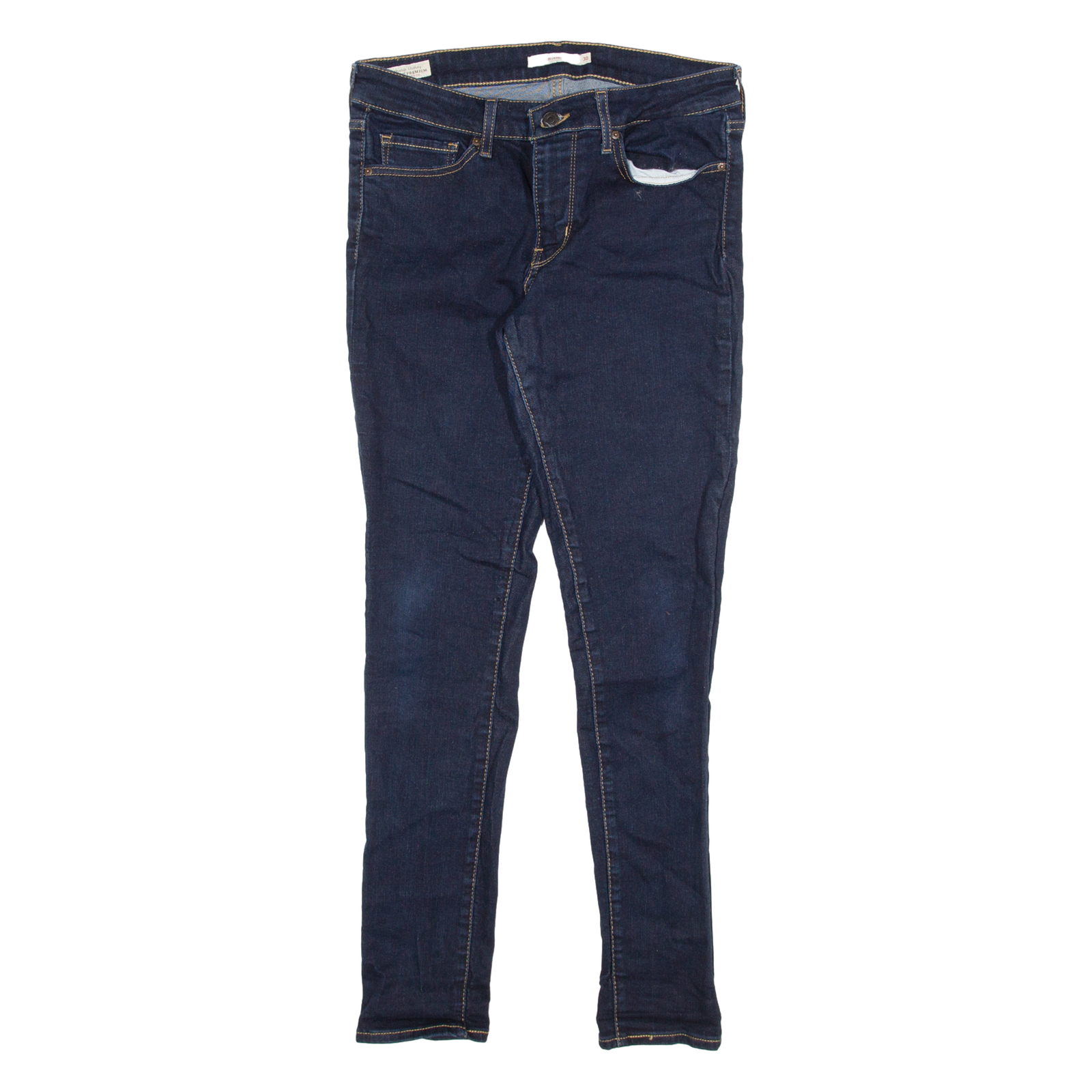 LEVI'S 711 Big E Womens Jeans Blue Slim Skinny W30 L30 Refurbished - N/A refurbished available on Cerqular