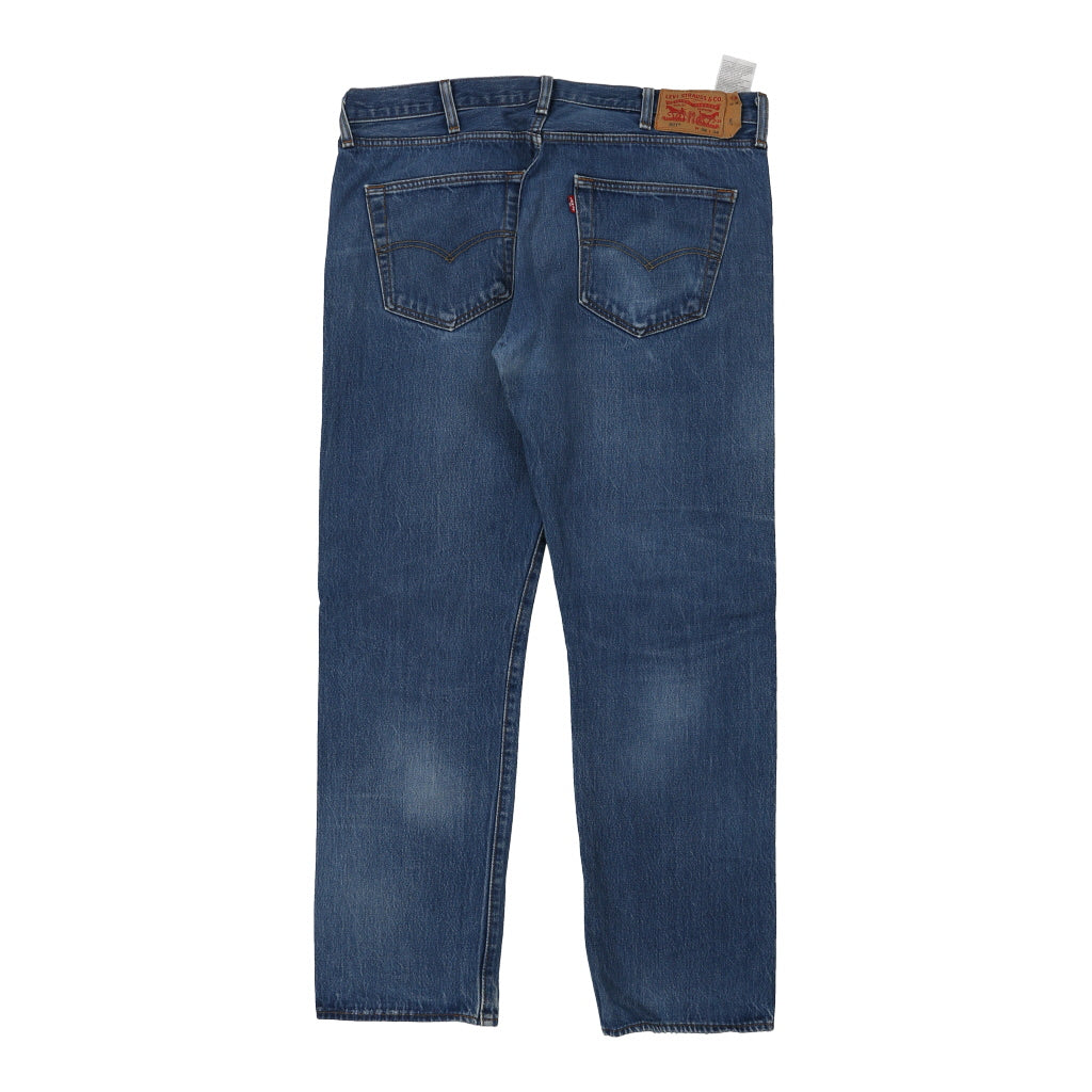 Levis Jeans - 38W 34L Blue Cotton Refurbished - Thrifted (note: this is a term often used to describe second- refurbished available on Cerqular